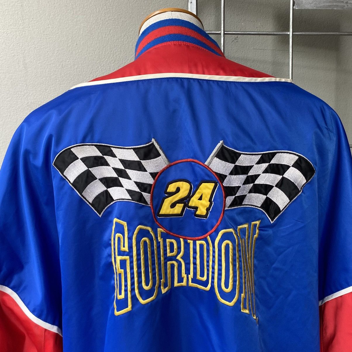 Nutmeg Nutmeg Gordon Racing Jacket – Blue/Red Size US XL / EU 56 / 4 - 5 Thumbnail