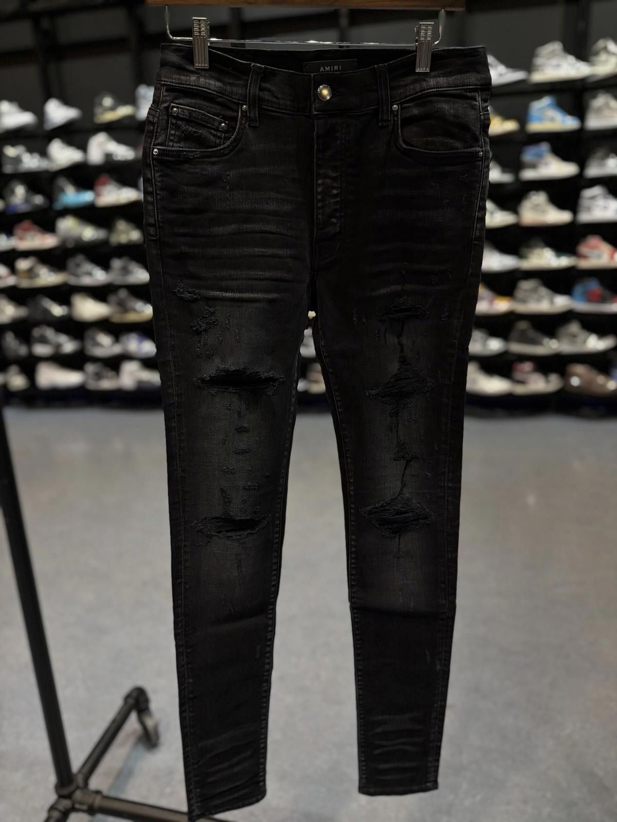 Amiri Size 31 - Amiri Thrasher Black Jeans 100% Authentic NEW Size US 31 - 3 Thumbnail