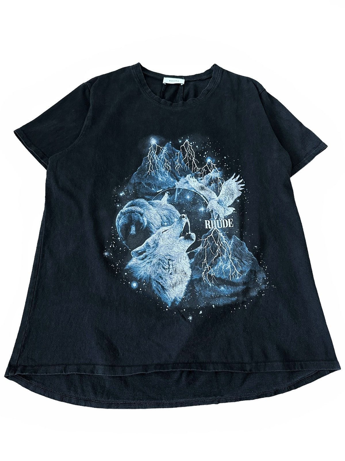 Rhude Lone Wolf Moon Shirt Size US S / EU 44-46 / 1 - 1 Thumbnail