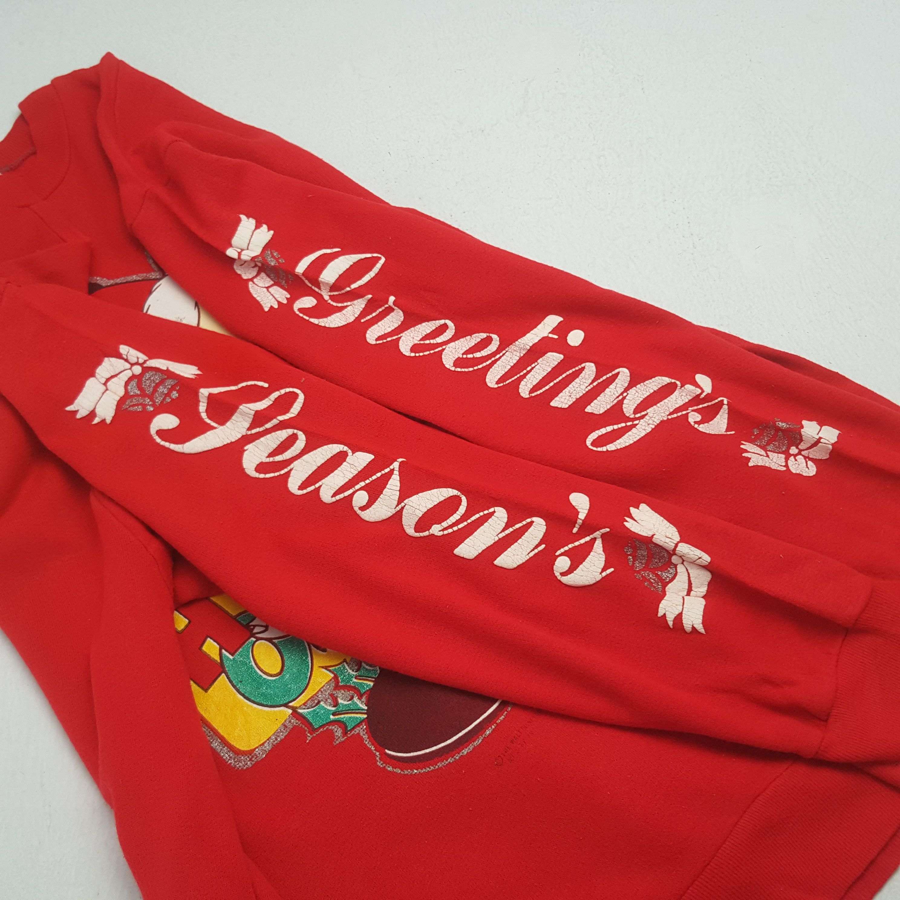 Disney 90’s Mickey Mouse Disney by Allison MFG Christmas Sweatshirt Size US M / EU 48-50 / 2 - 9 Thumbnail