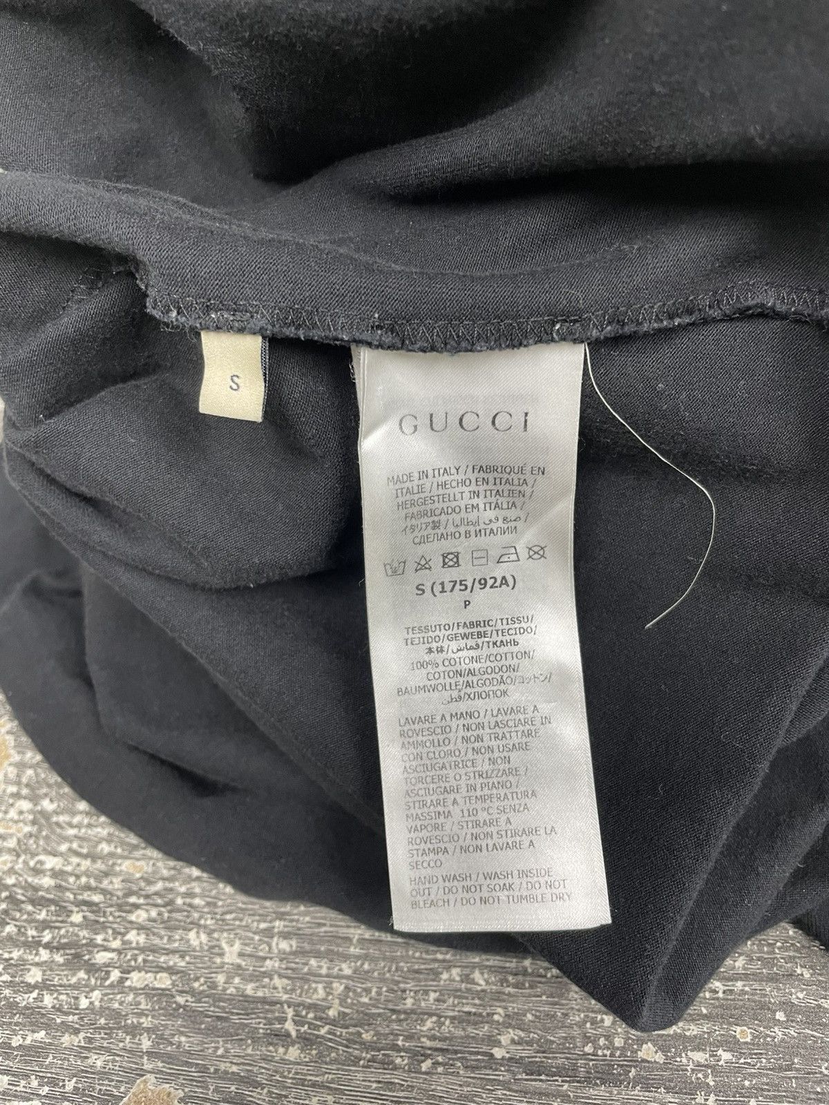 Gucci S-Gucci Originals Print Oversized Black Tee Size US S / EU 44-46 / 1 - 5 Thumbnail