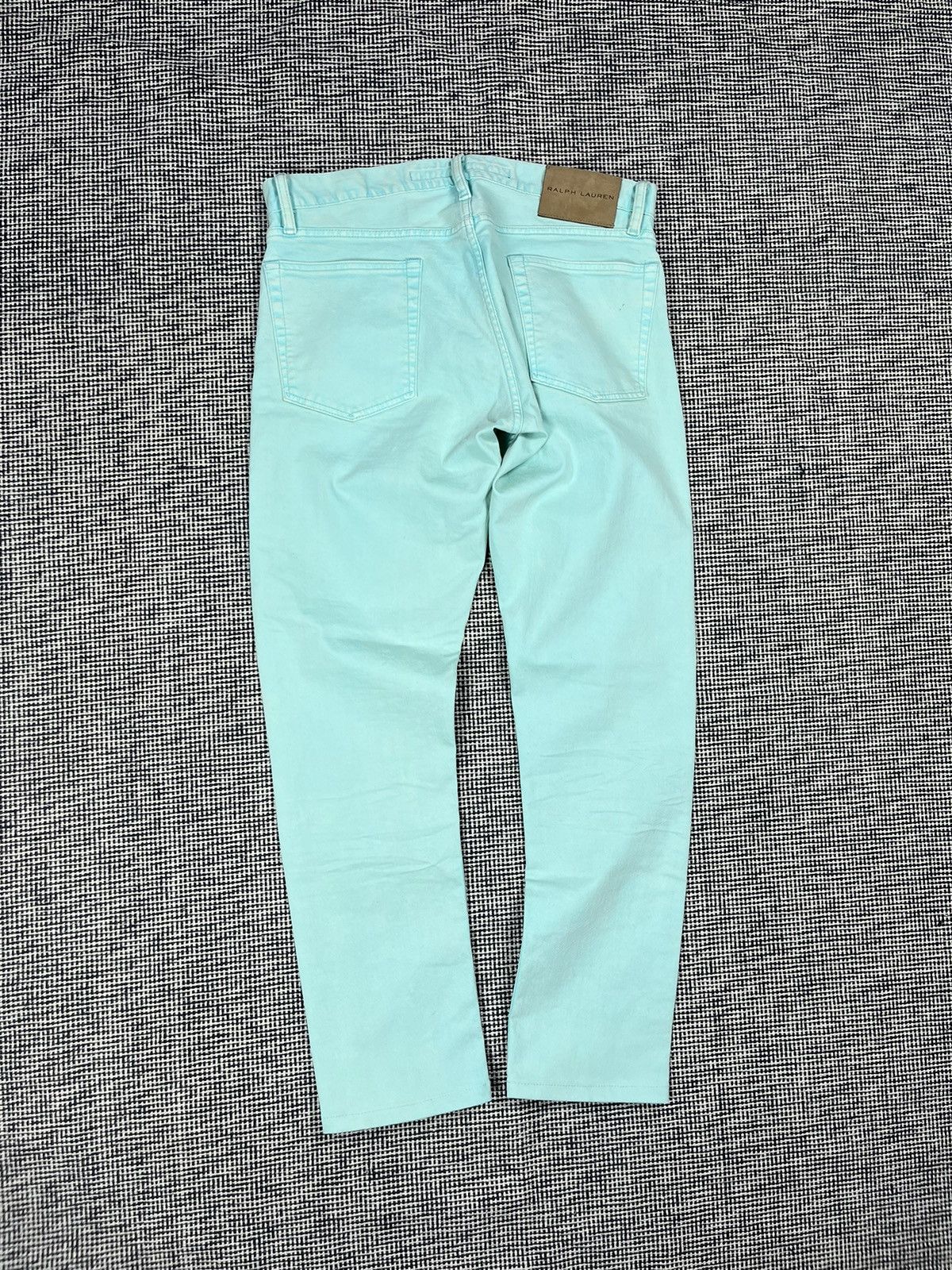 Polo Ralph Lauren × Ralph Lauren × Ralph Lauren Black Label Ralph Lauren black label rare distressed turquoise jeans Size US 34 / EU 50 - 2 Thumbnail
