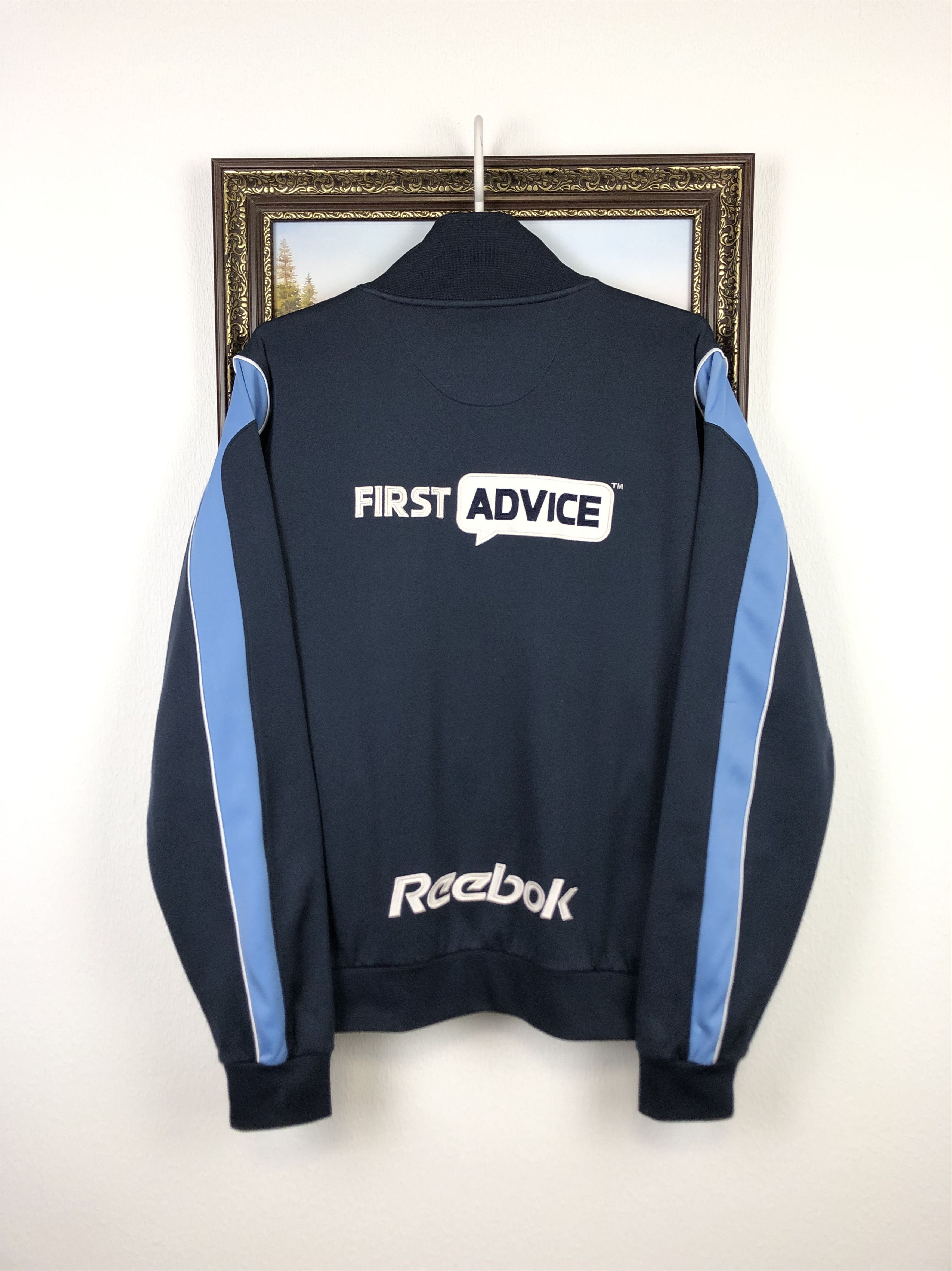 Vintage Reebok Manchester City Football Jacket Soccer Track