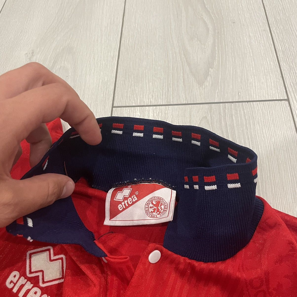 Pro Player Retro 90s ERREA DICKENS MIDDLESBROUGH Shirt Jersey 80s Size US L / EU 52-54 / 3 - 3 Thumbnail