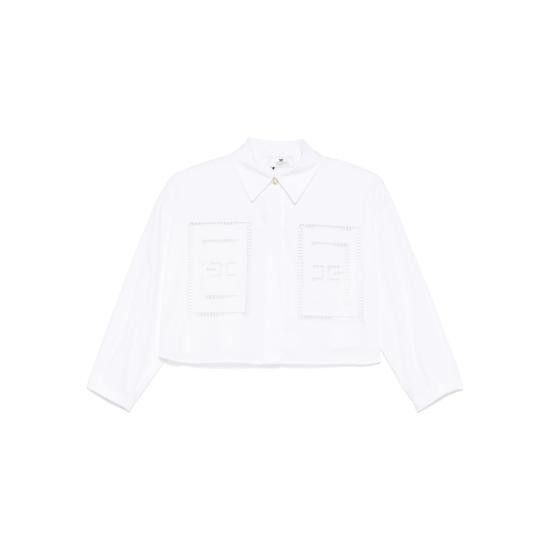 Elisabetta Franchi ELISABETTA FRANCHI Women Shirts CA050 BIANC WHITE Size XS / US 0-2 / IT 36-38 - 1 Thumbnail