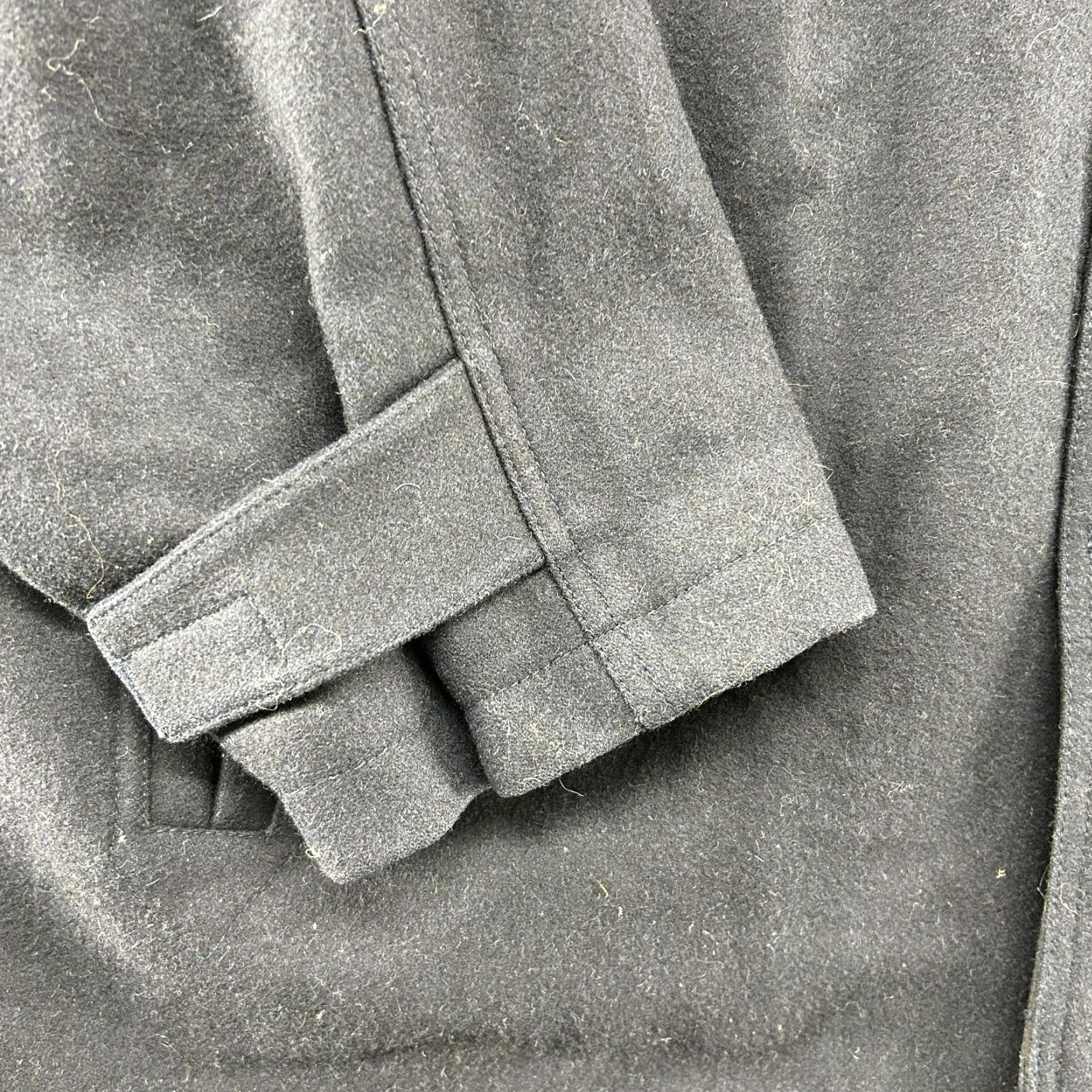 Calvin Klein VINTAGE Calvin Klein Coat Mens XL Blue Navy Wool Full Zip Lined Overcoat 90s Size US XL / EU 56 / 4 - 5 Thumbnail
