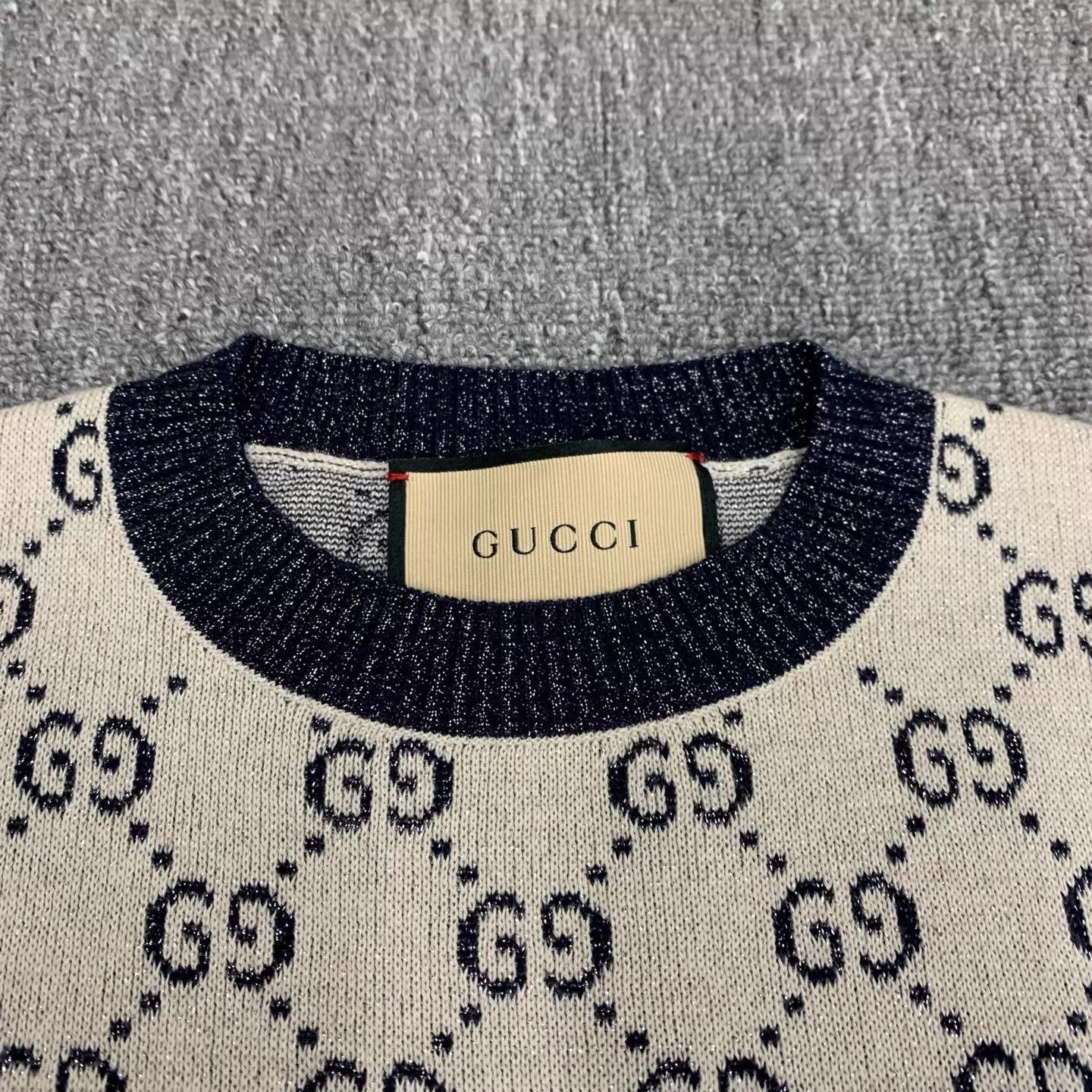 Gucci Gucci GG All Over Print Knit Short Sleeve Size S Size S / US 4 / IT 40 - 8 Thumbnail