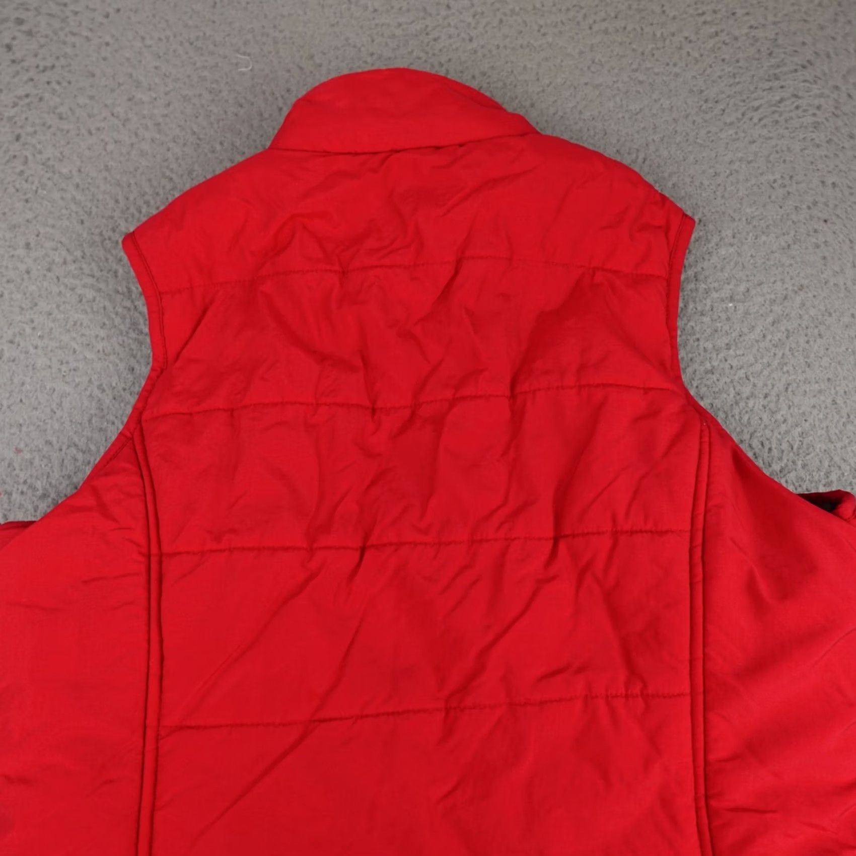 Dickies Dickies Puffer Vest Womens L Red Sleeveless Quilted Pockets Work Wear Winter Nylon Full Zip Size L / US 10 / IT 46 - 6 Thumbnail