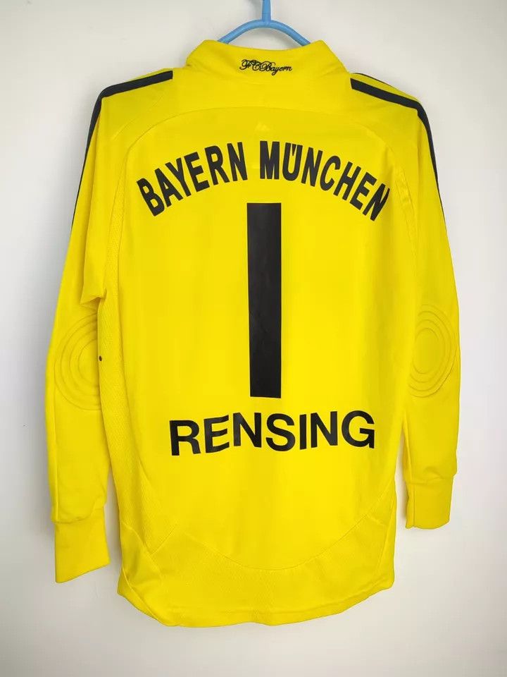Adidas 2008-09 FC Bayern Munich GOALKEEPER #1RENSING FOOTBALL Kit Size US L / EU 52-54 / 3 - 5 Thumbnail