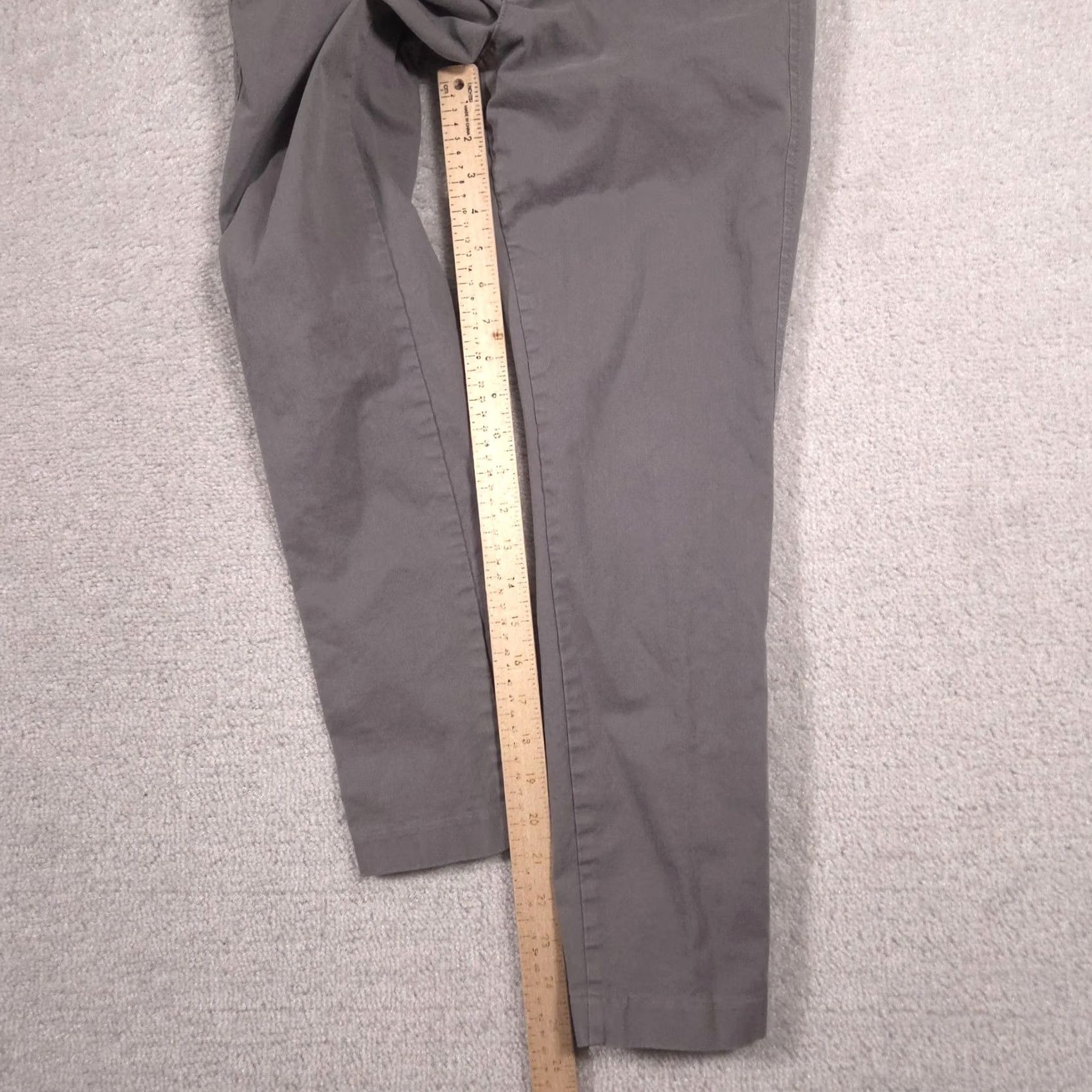 Old Navy Old Navy Pants Womens 2 Gray Pixie Skinny Ankle Stretch Chino Twill Work Pants Size 26" / US 2 / IT 38 - 7 Thumbnail
