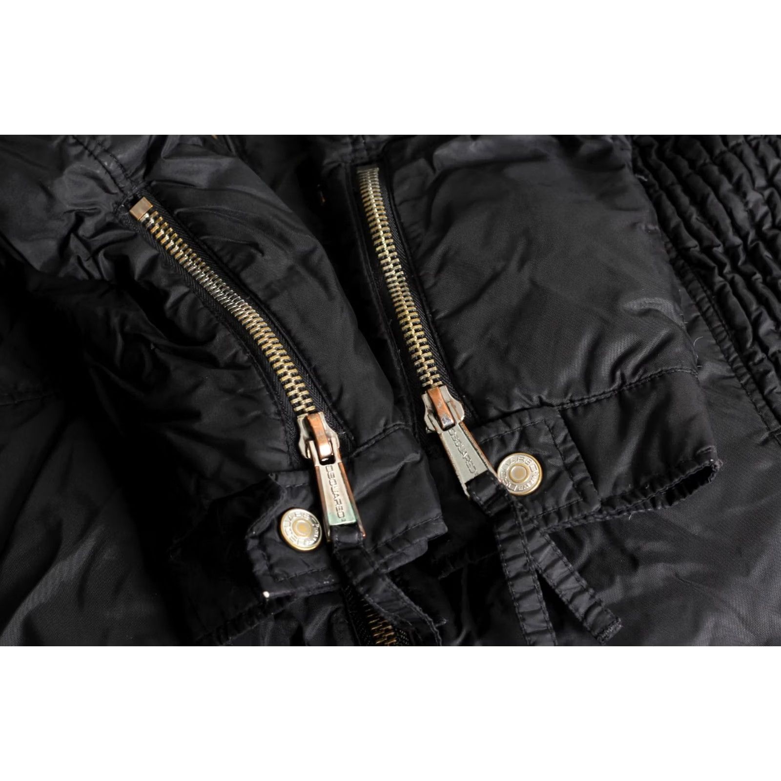Dsquared2 DSQUARED Vintage Down Jacket Women Size 42 MJ5720 Jacket, Black, Puffer, Down, Regular, XS? Size M / US 6-8 / IT 42-44 - 6 Thumbnail