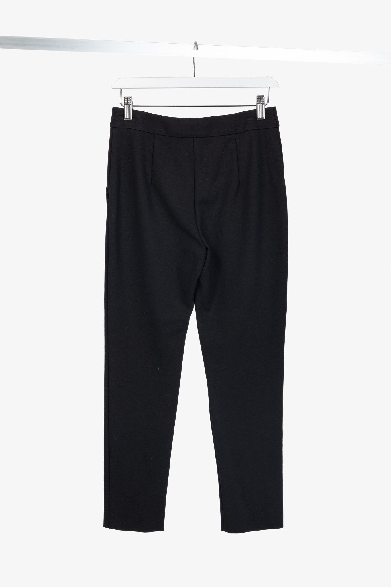 Max Mara Black Ponte Skinny-Cut Pants