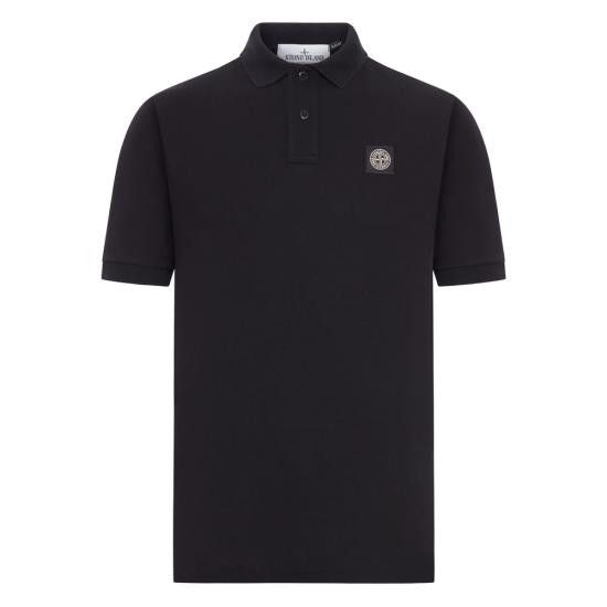 Stone Island STONE ISLAND Men Polo Shirts 152200005 S0017 V0029 BLACK Size US XL / EU 56 / 4 - 1 Thumbnail