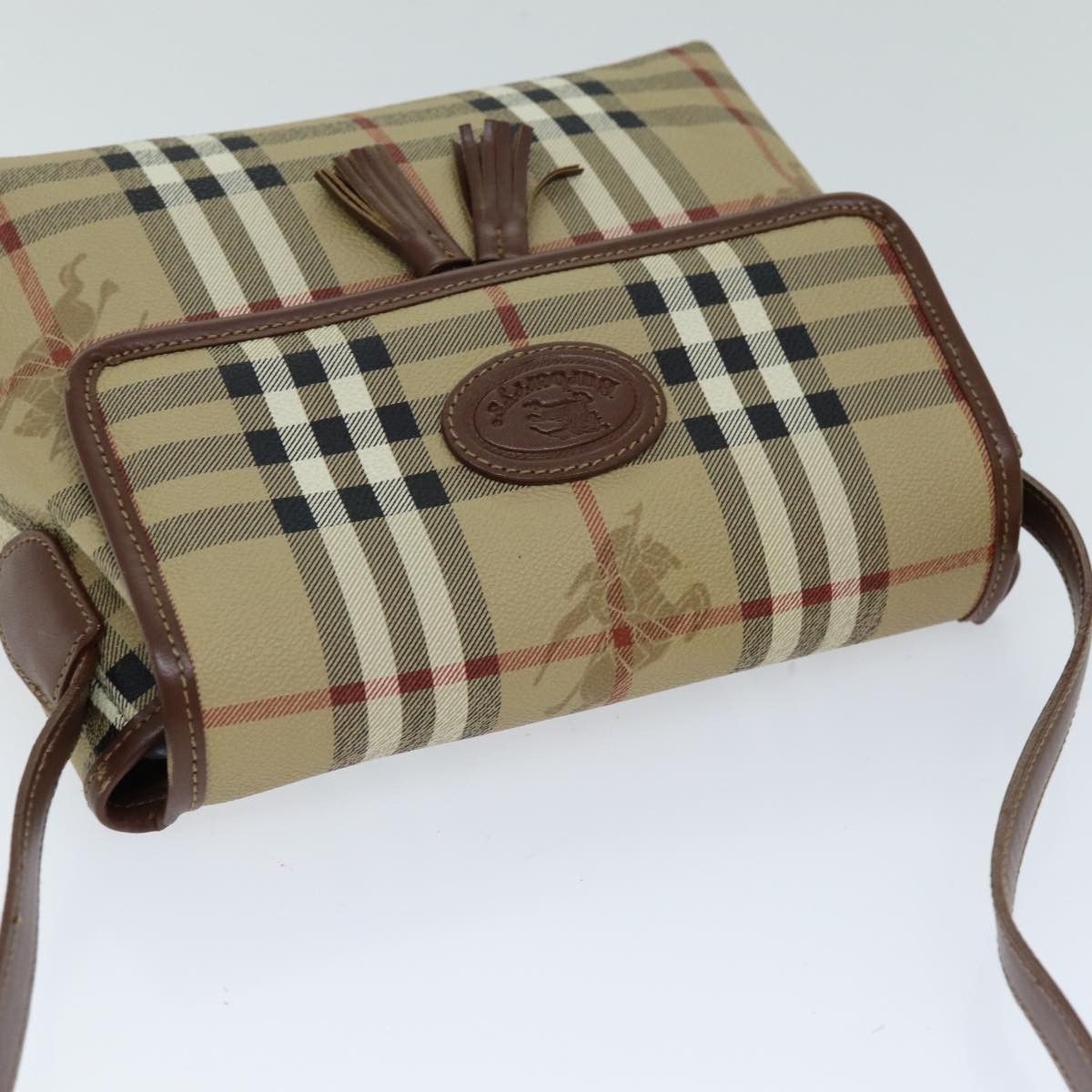 Burberry Burberry Nova Check Shoulder Bag Pvc Leather Size ONE SIZE - 6 Thumbnail