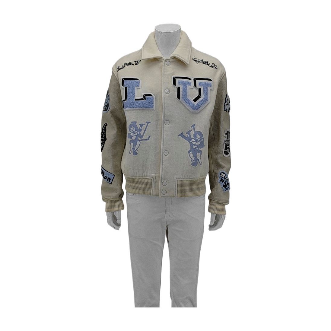 Louis Vuitton Louis Vuitton Rabbit Embroidery Varsity Jacket Size L Size US L / EU 52-54 / 3 - 1 Thumbnail