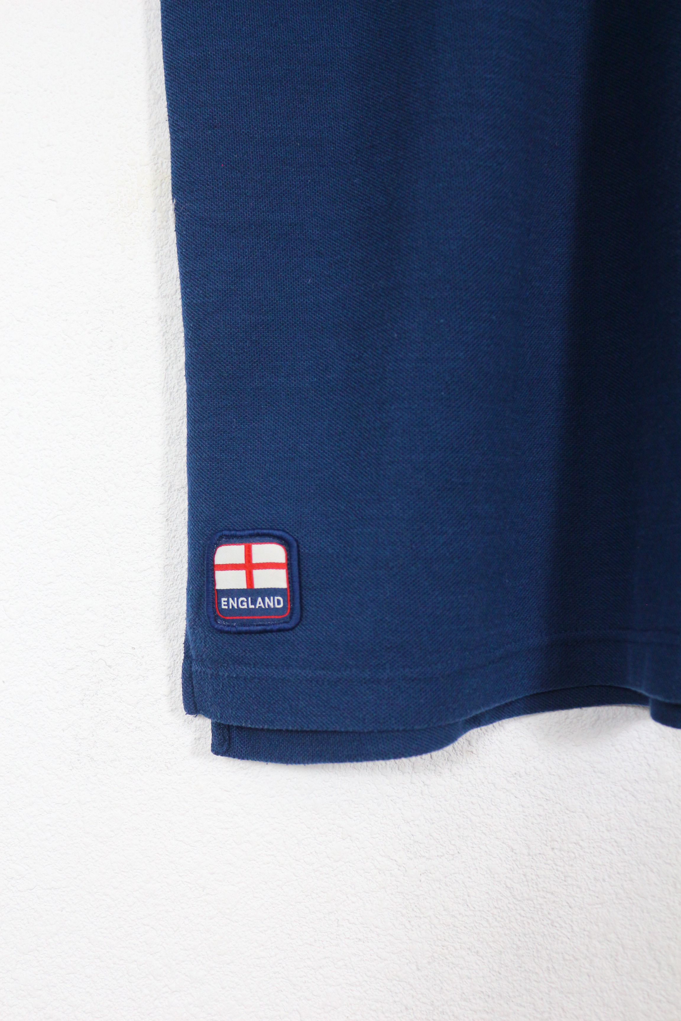 Vintage Vintage England Admiral Rugby Polo British Shirt 90s Size US M / EU 48-50 / 2 - 5 Thumbnail