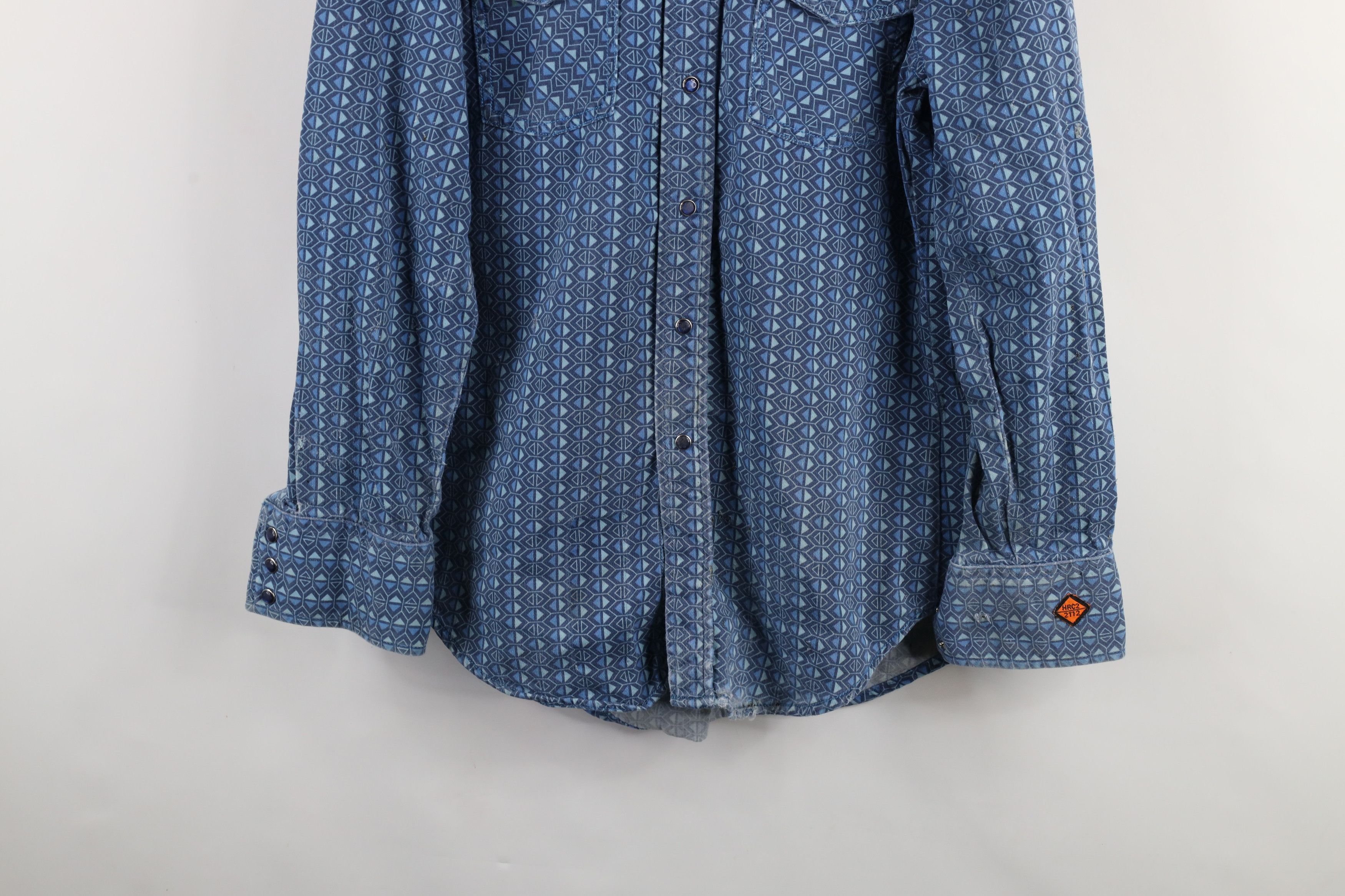 Vintage × Wrangler Wrangler FR 20X Fire Flame Resistant Snap Button Shirt Size US M / EU 48-50 / 2 - 3 Thumbnail