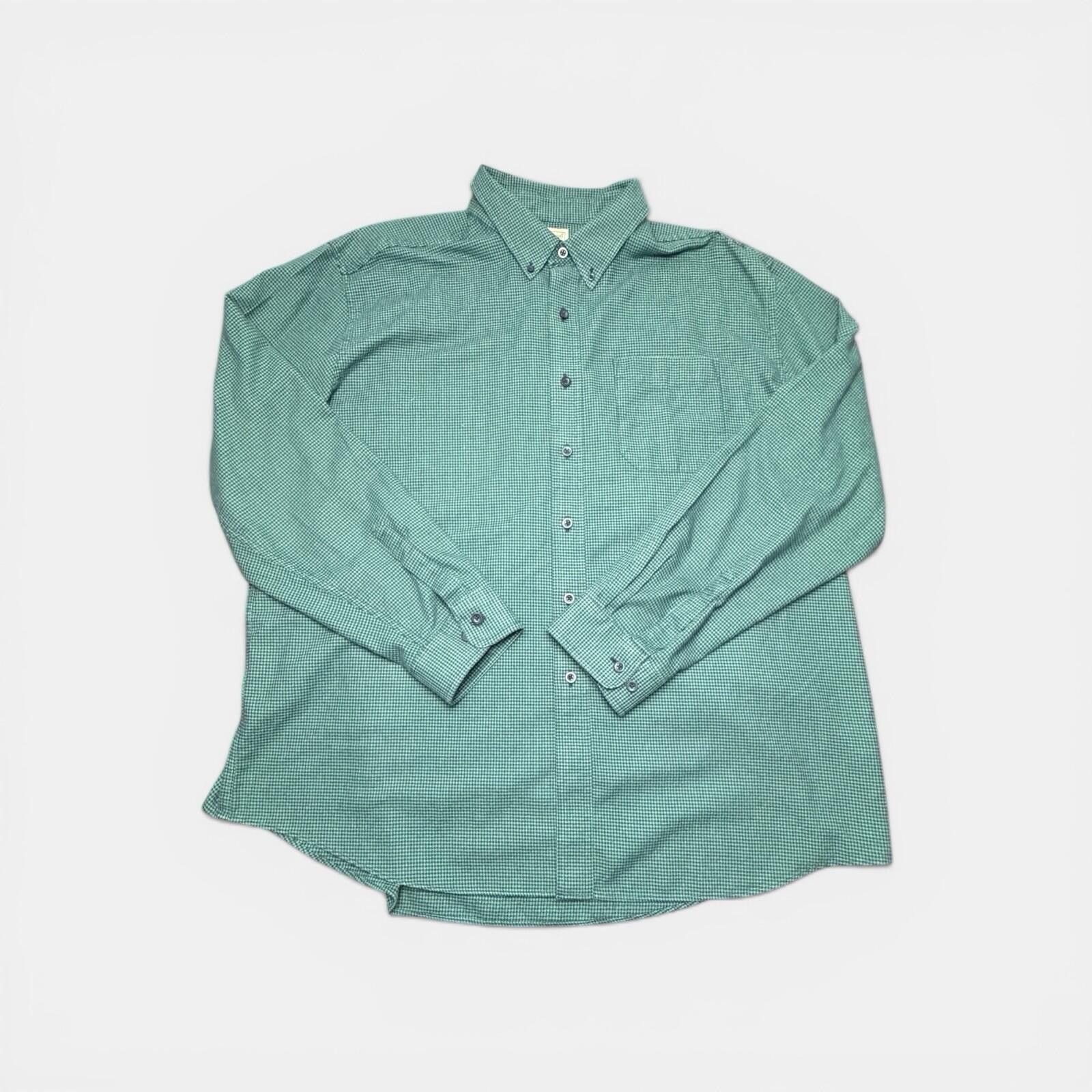 L.L. Bean L.L.Bean XXL Reg Traditional Fit Green Check Button Down Size US XXL / EU 58 / 5 - 1 Thumbnail