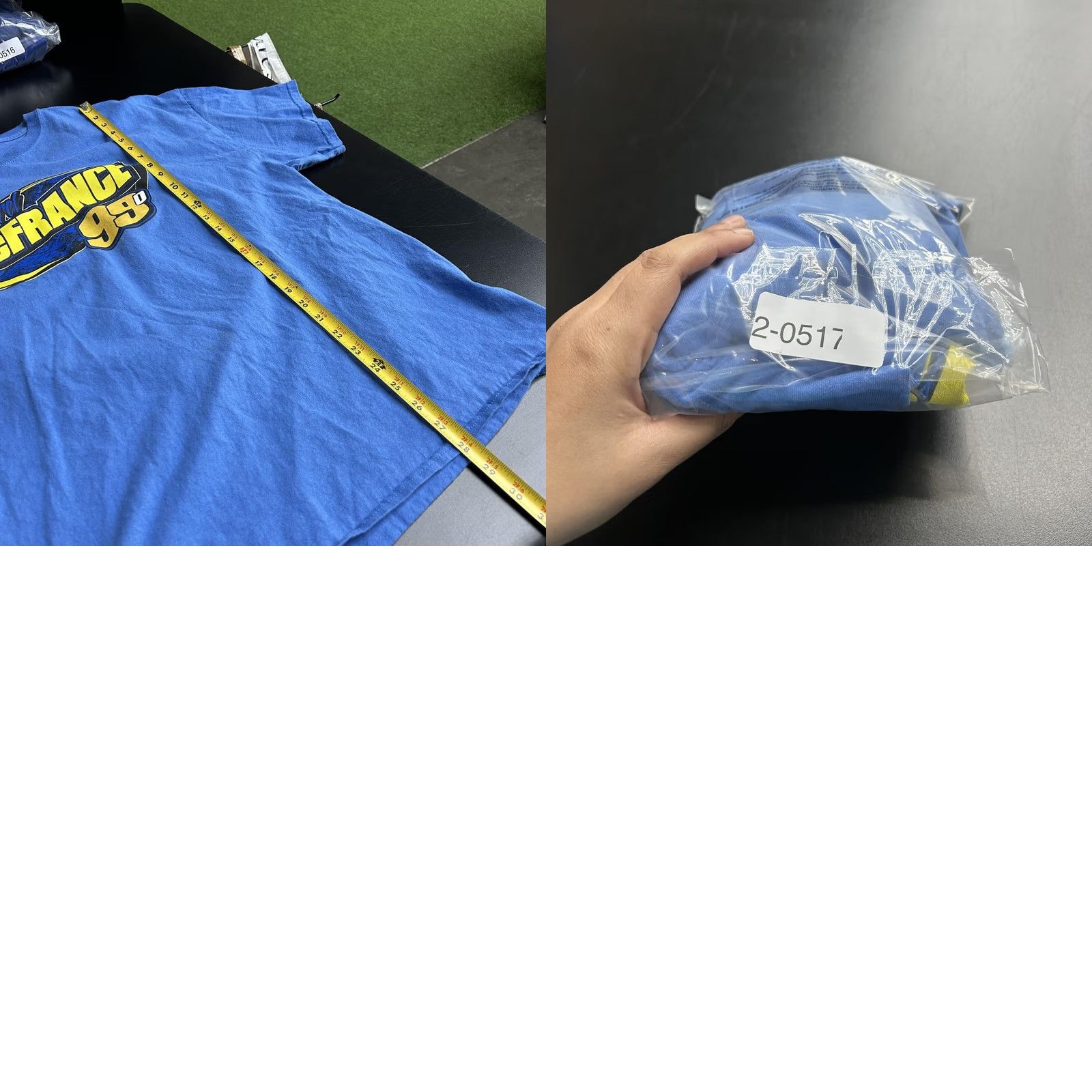 Gildan Darrel DeFrance 99D Racing T-Shirt Mens 2XL Blue Gildan Graphic Car Tee T-Shirt Size US XXL / EU 58 / 5 - 8 Thumbnail