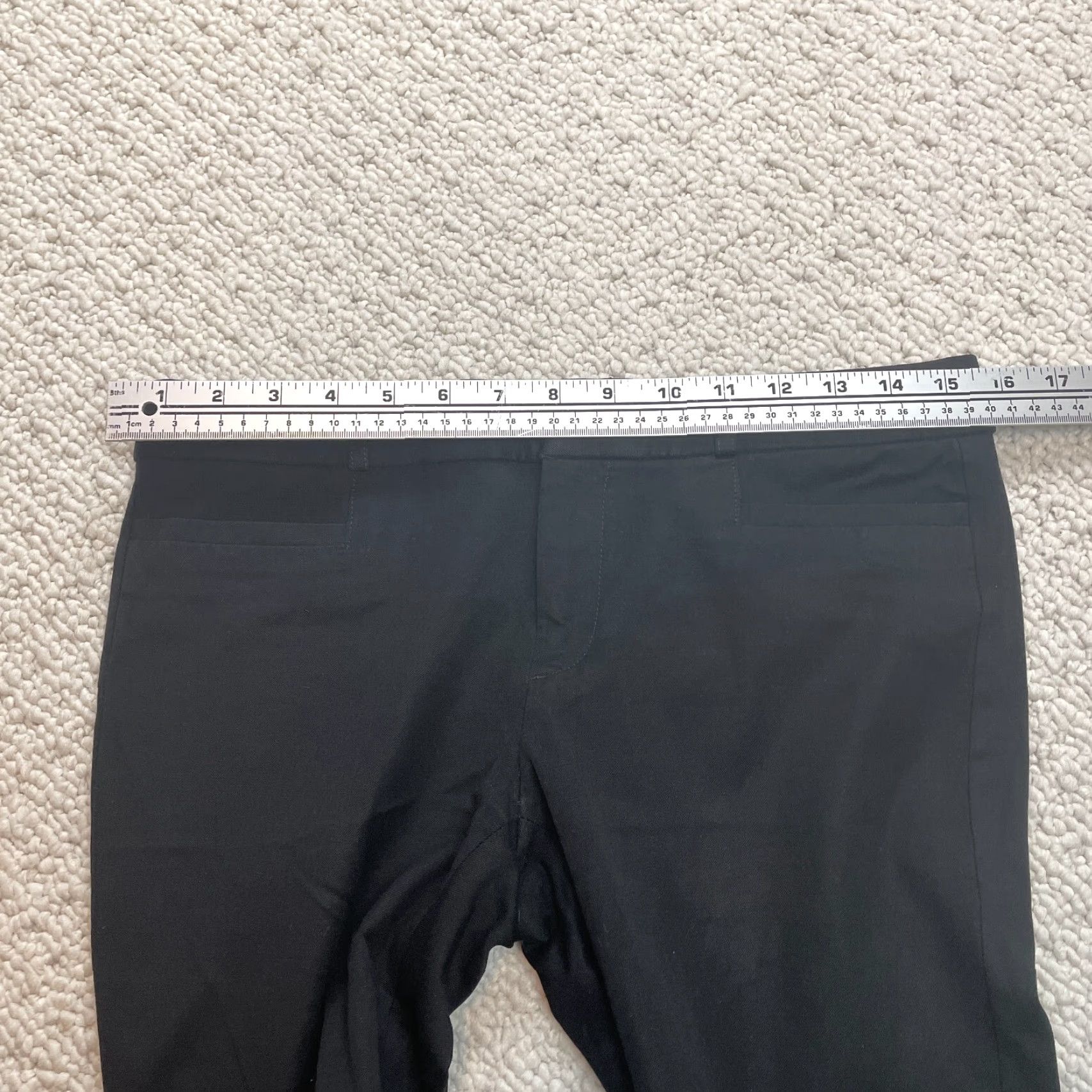Banana Republic VINTAGE Banana Republic Sloan Pants Womens 4 Black Dress Chino Ankle Slacks Solid 29x25 Size 29" - 5 Thumbnail