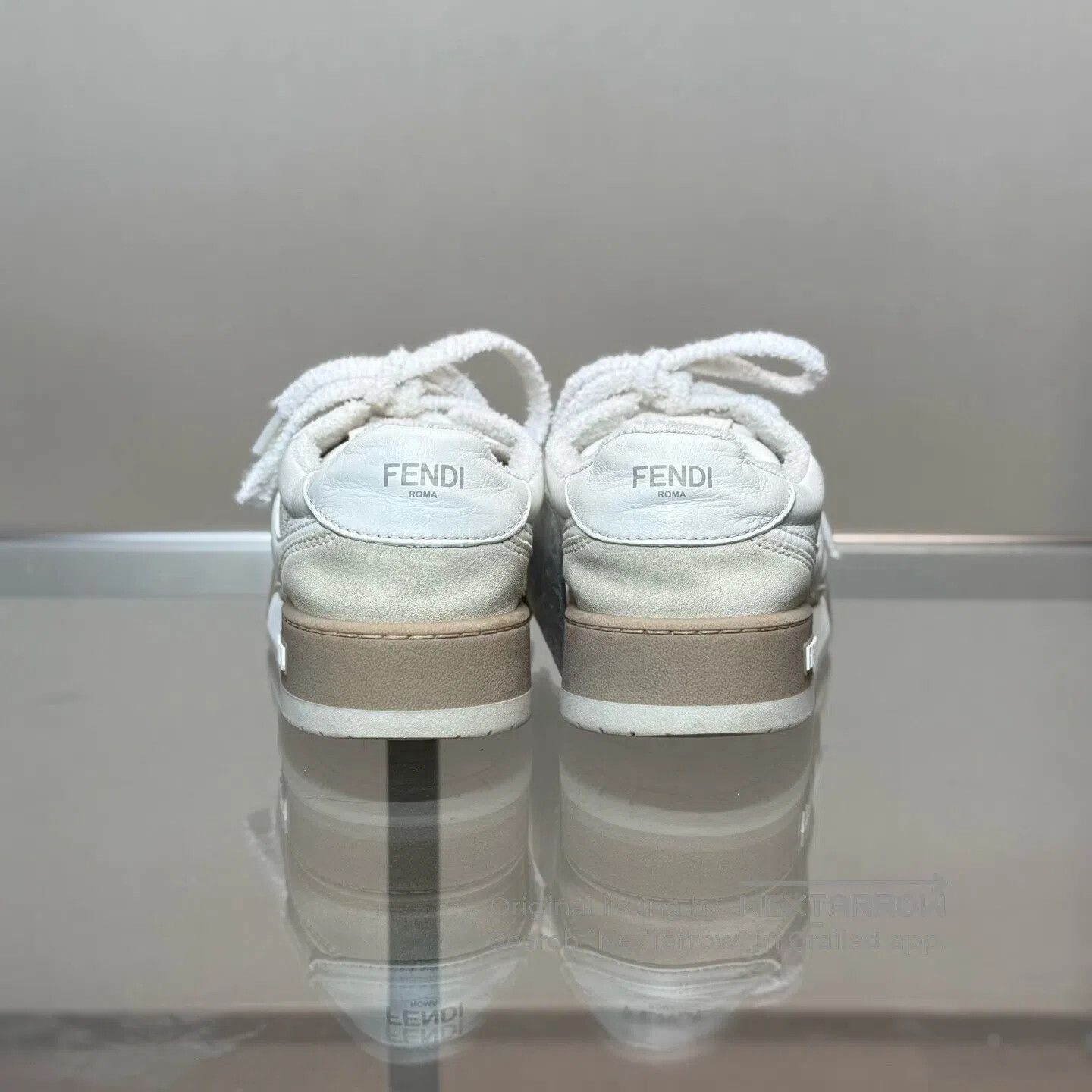 Fendi FENDI Match white-brown board shoes Size US 5.5 / IT 35.5 - 4 Thumbnail