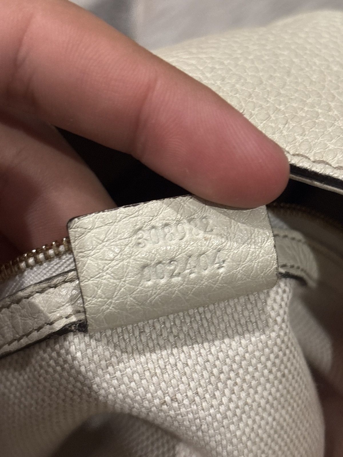 Gucci Gucci Cream Leather Shoulder Bag Size ONE SIZE - 2 Thumbnail