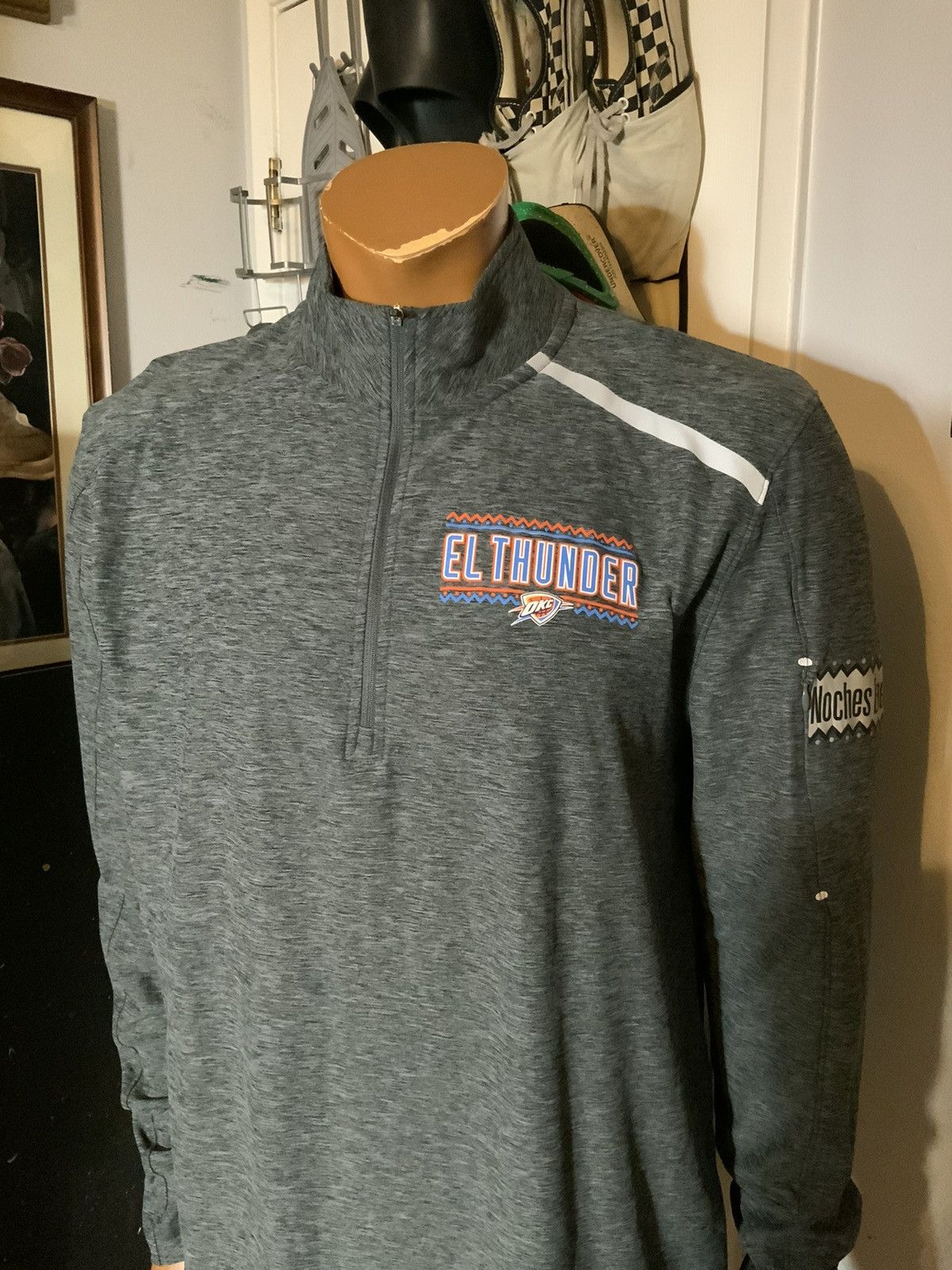 NBA Fanatics Oklahoma City Thunder Hispanic Heritage Pullover Size US L / EU 52-54 / 3 - 8 Thumbnail