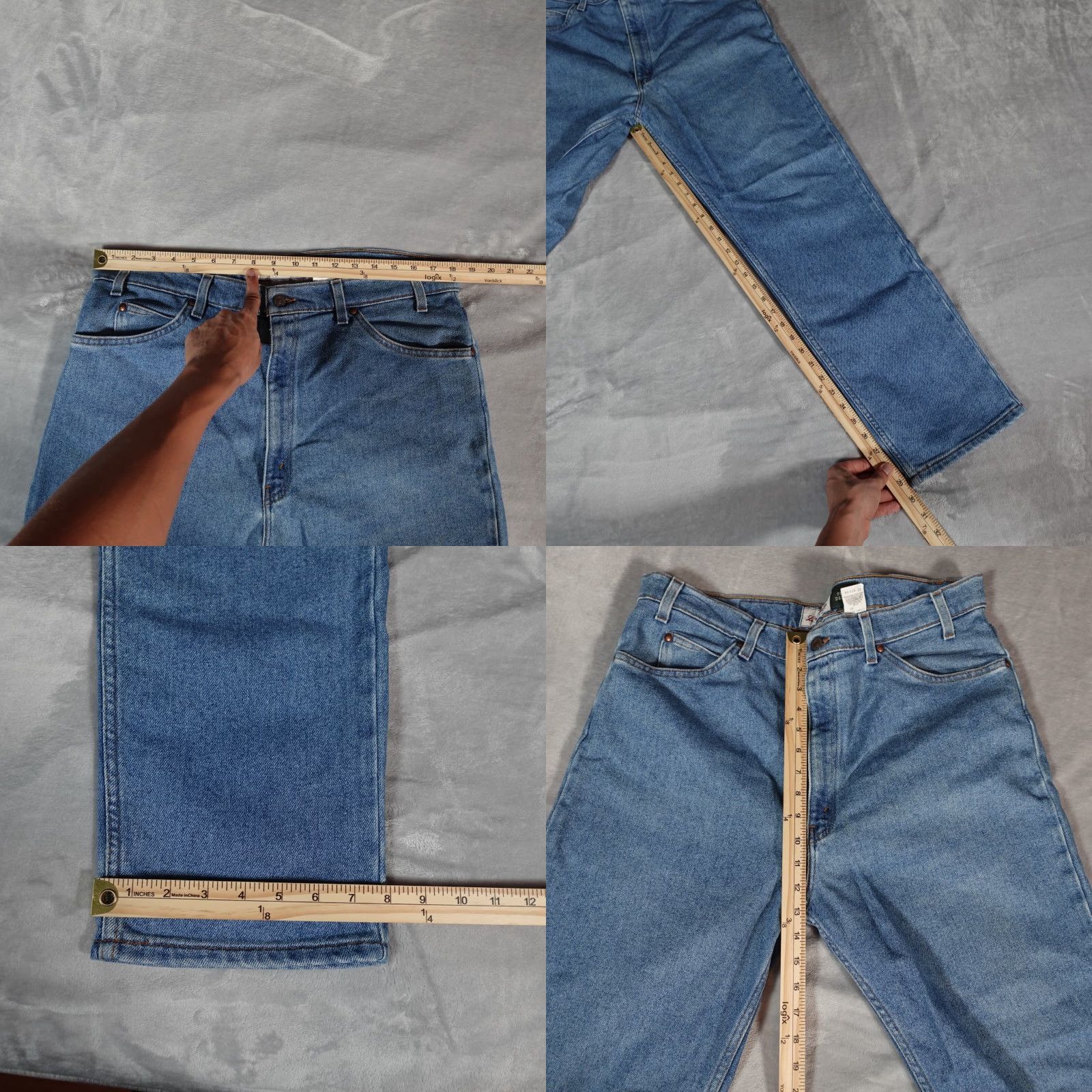Levi's VINTAGE Levi's 540 Jeans Mens 37x30 Regular Straight Blue 90s Mens Jeans Size US 37 - 8 Thumbnail