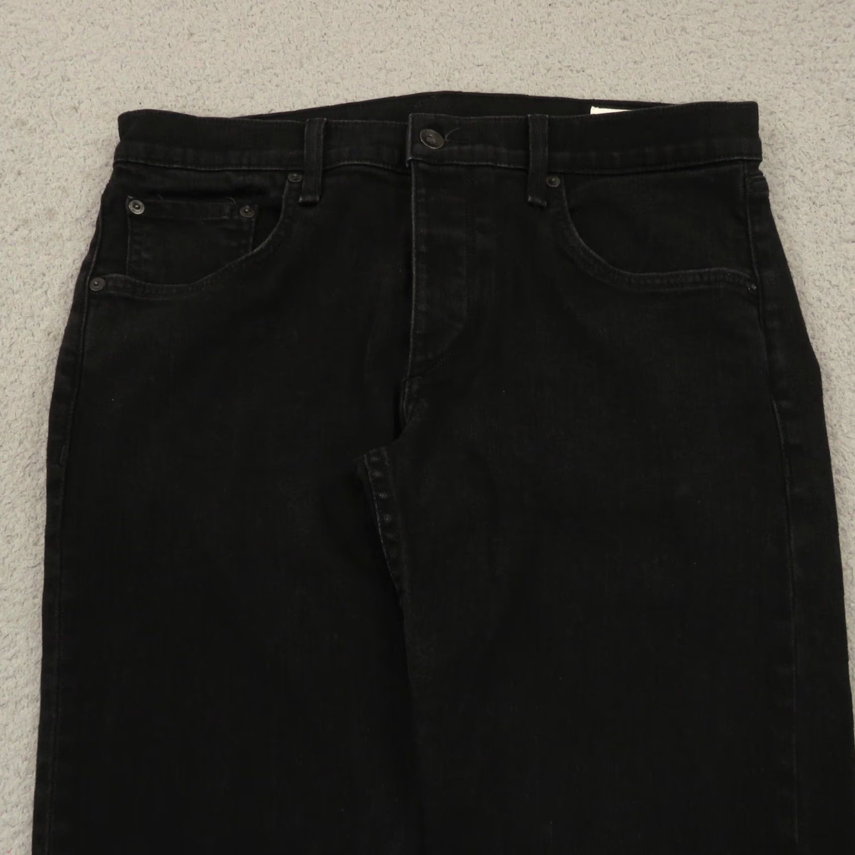 Rag & Bone Rag & bone Jeans Mens 34x34 Slim Black Made in USA Denim Stretch Straight 5-Pocket USA 90s? no decades not provided. Size US 34 / EU 50 - 6 Thumbnail