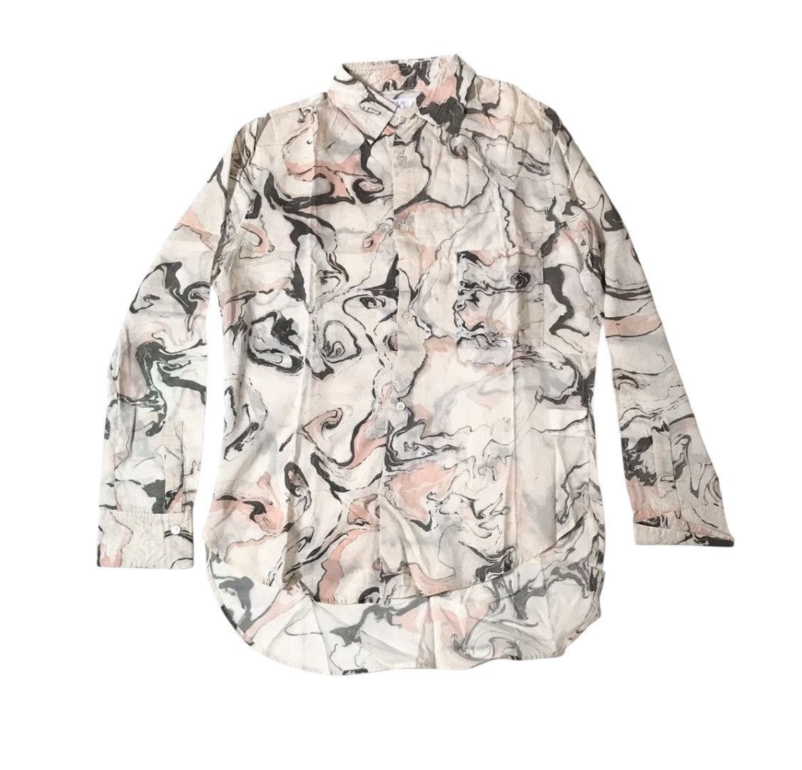Yohji Yamamoto Vintage yohji yamamoto y’s flowy printed button up Size US S / EU 44-46 / 1 - 1 Thumbnail