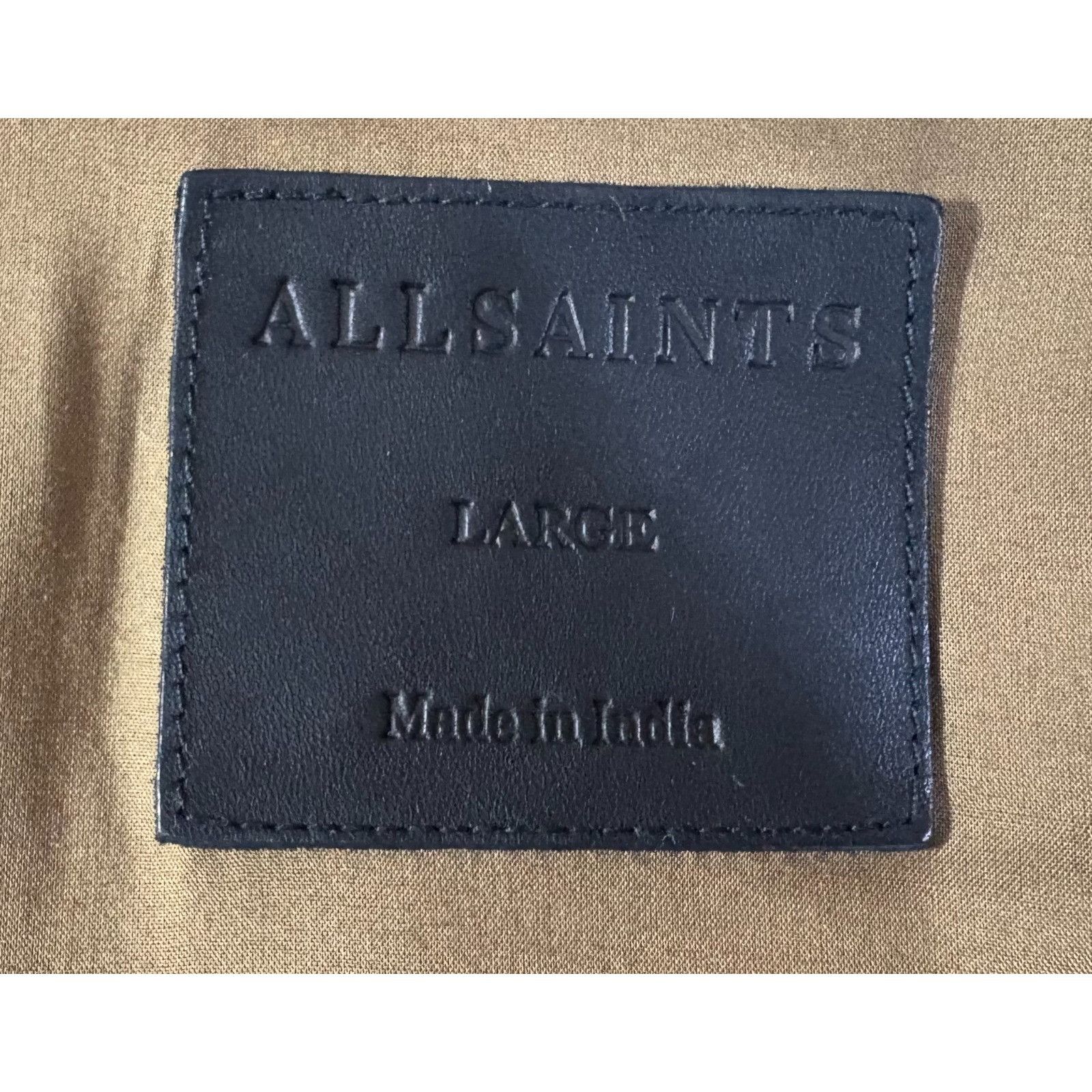Allsaints All Saints Bergen Bomber Suede Leather Jacket size Large col Size US L / EU 52-54 / 3 - 2 Thumbnail