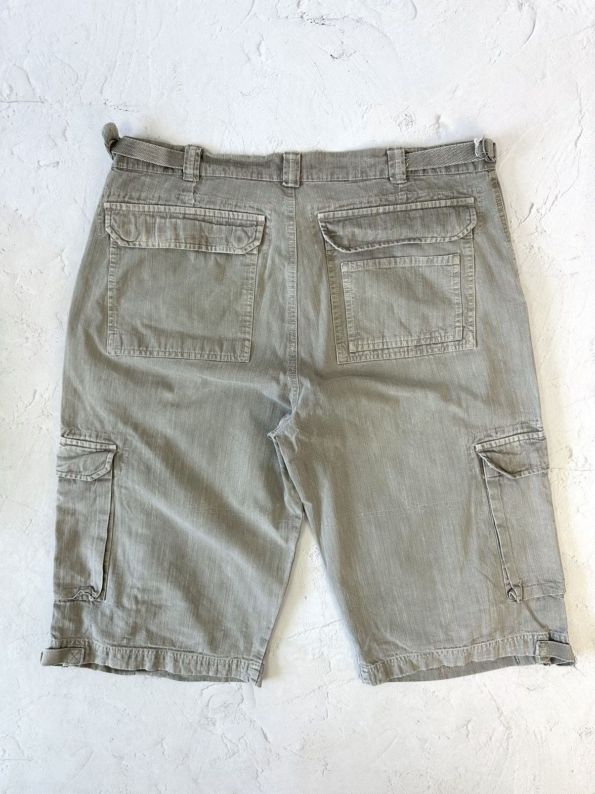 If Six Was Nine × Japanese Brand × Vintage Vintage Grey Denim Baggy Shorts Size US 36 / EU 52 - 5 Thumbnail