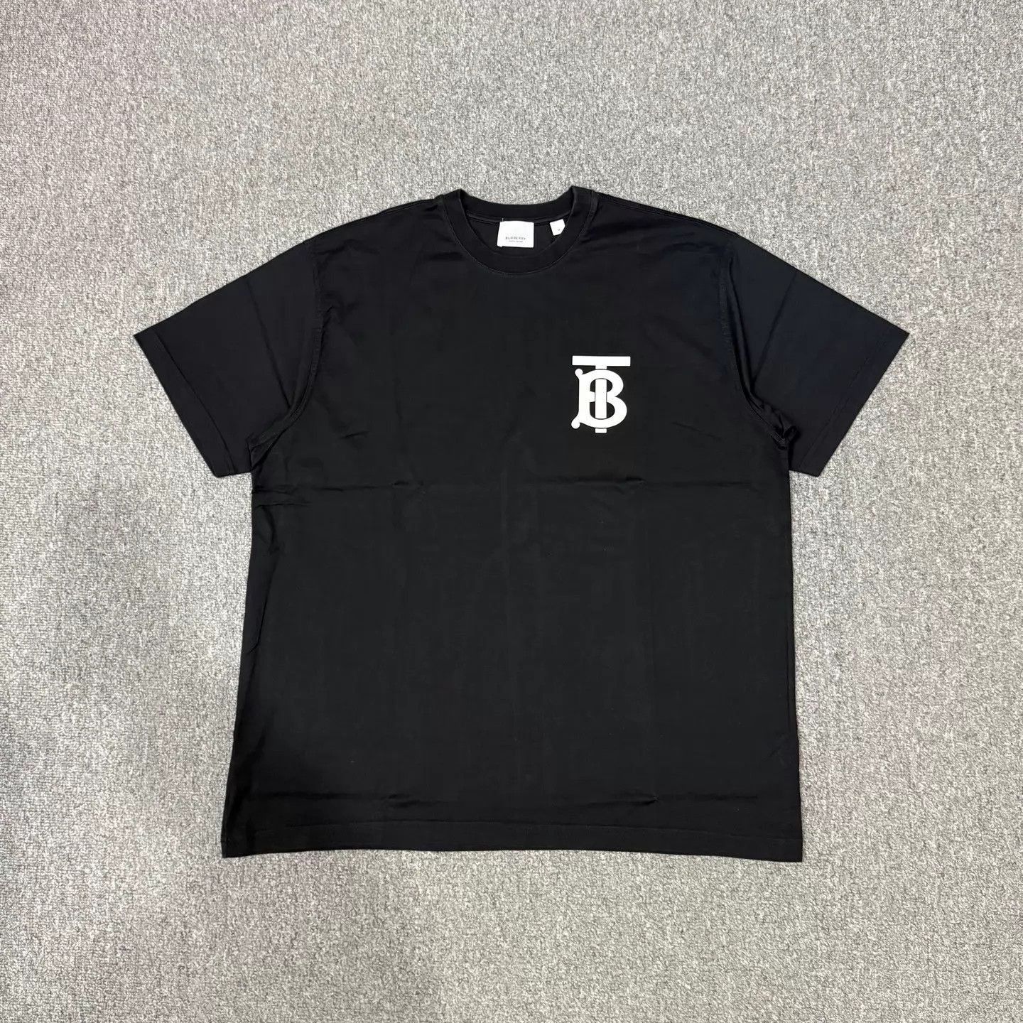 Burberry Black Short Sleeve T-Shirt with Logo Size US M / EU 48-50 / 2 - 1 Thumbnail
