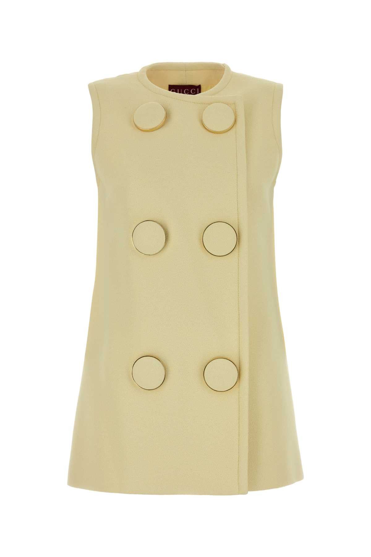 Gucci Pastel Yellow Jersey Vest Size S / US 4 / IT 40 - 1 Thumbnail