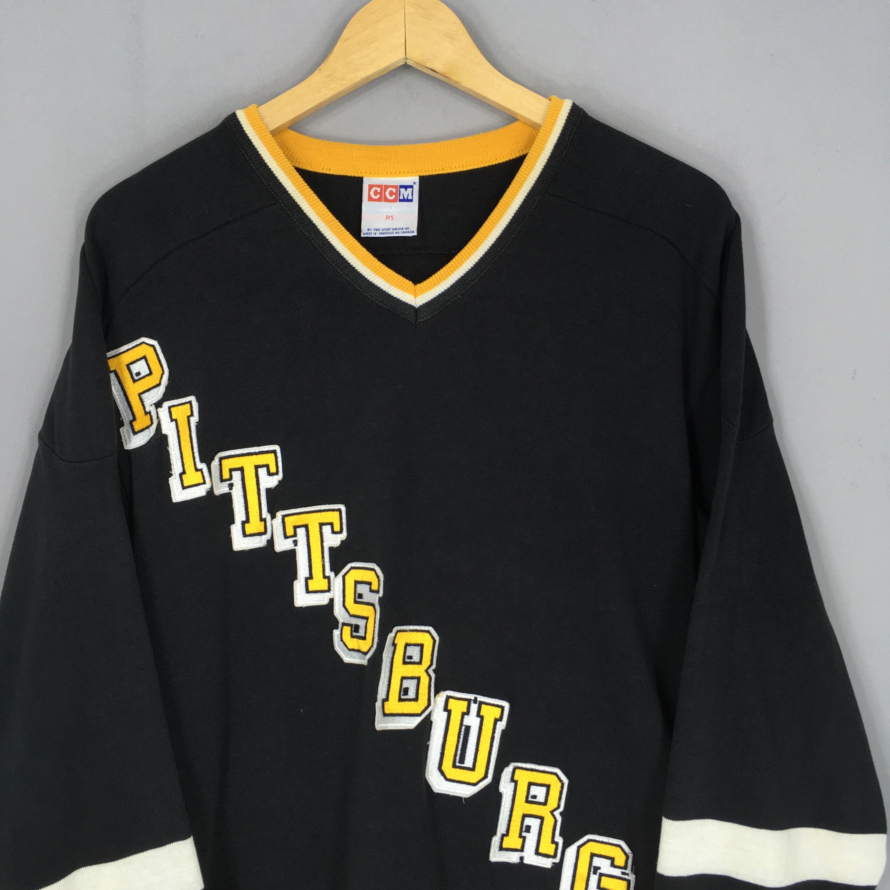 NHL Vintage 90s Pittsburgh Penguins NHL Long Sleeves Shirt S Size US S / EU 44-46 / 1 - 2 Thumbnail