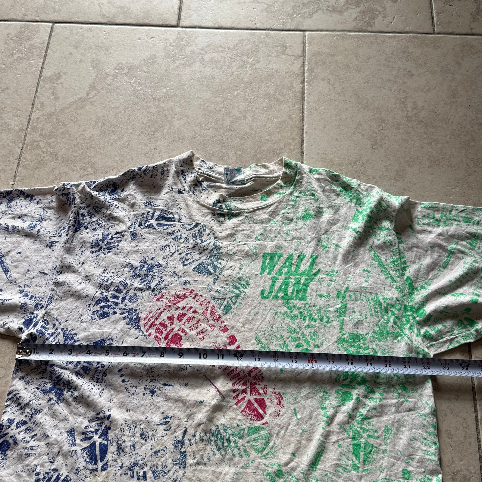 Vintage Vintage 1990 Wall Jam Skate Tee AOP XL Size US XL / EU 56 / 4 - 6 Thumbnail