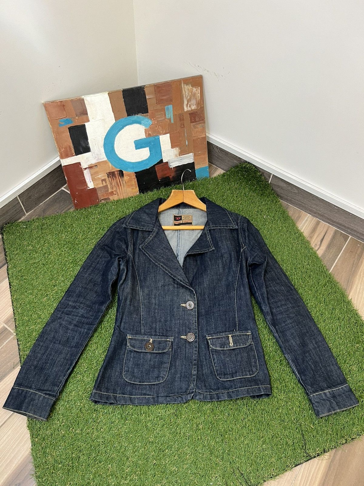 Diesel × Vintage Diesel Night riders vintage jacket READ CAPTION