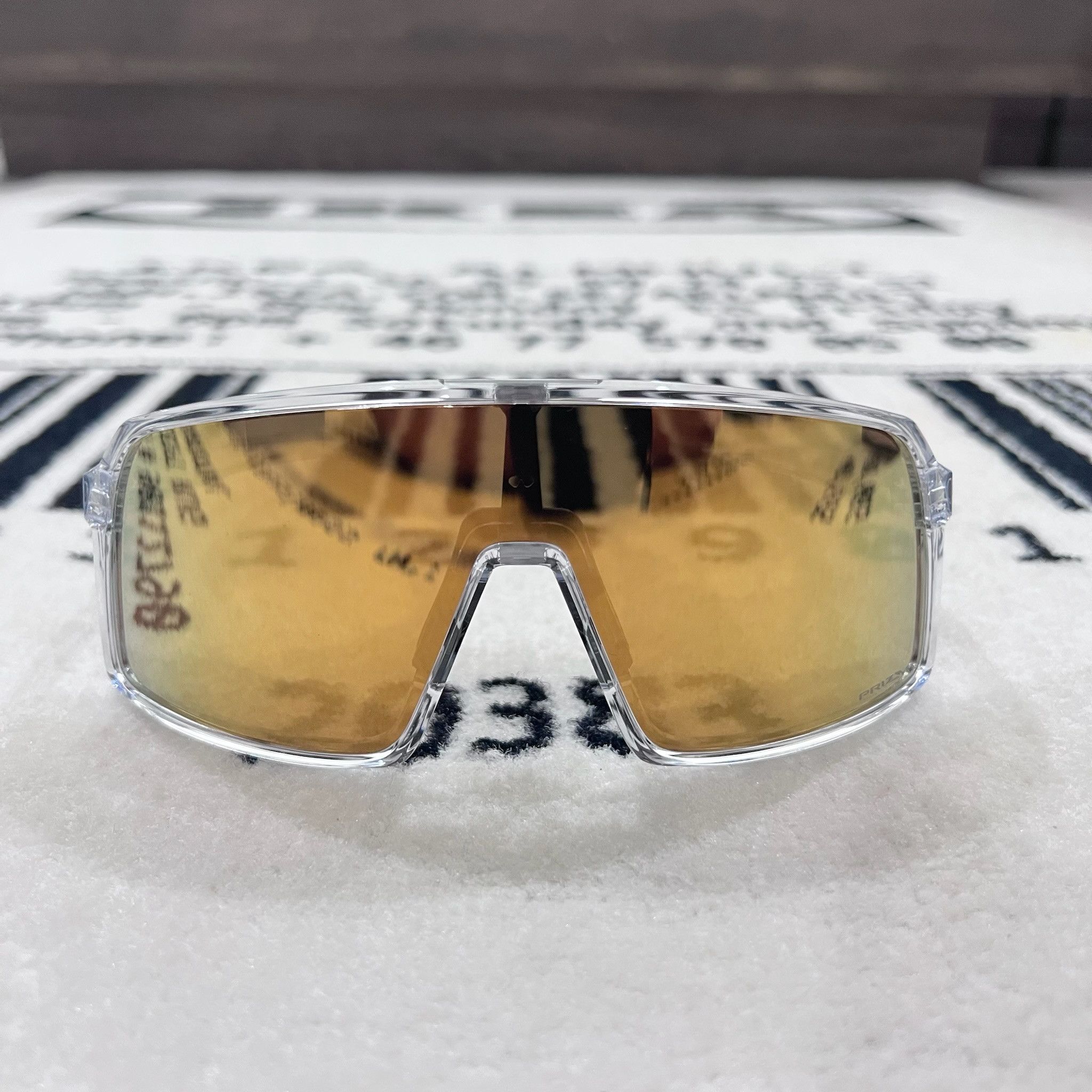 Oakley Oakley Sutro Low Bridge Clear Frames w/ Prizm 24K Gold Lens Size ONE SIZE - 3 Thumbnail