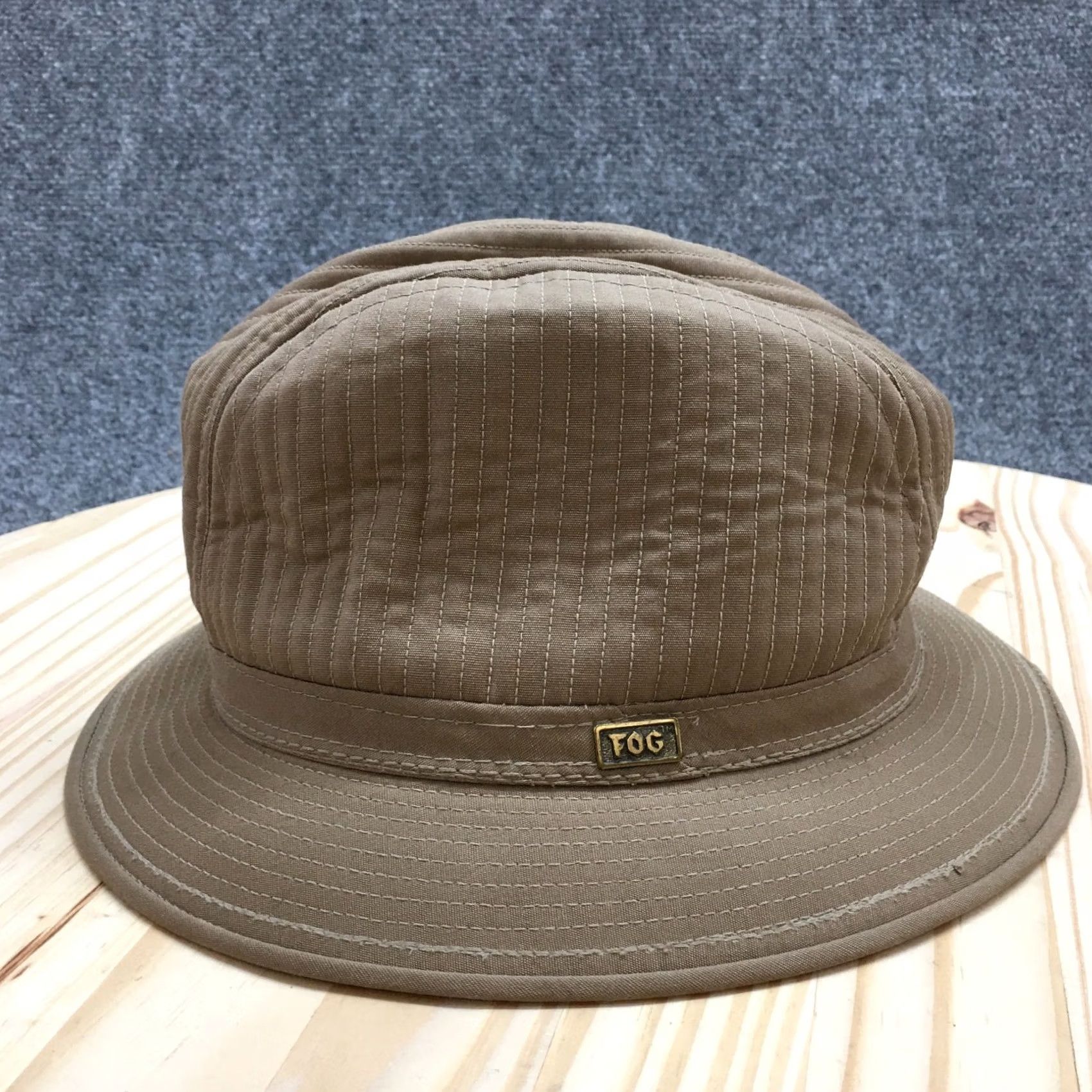 London Fog VINTAGE London Fog Fedora Hat Unisex Brown Medium Rain Size ONE SIZE - 6 Thumbnail