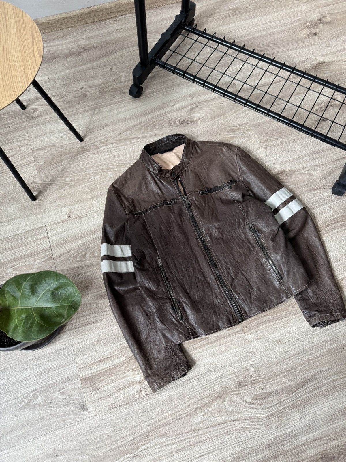 Vintage Vintage Y2K Japanese Style Moto Racing Leather Jacket Size US M / EU 48-50 / 2 - 2 Thumbnail