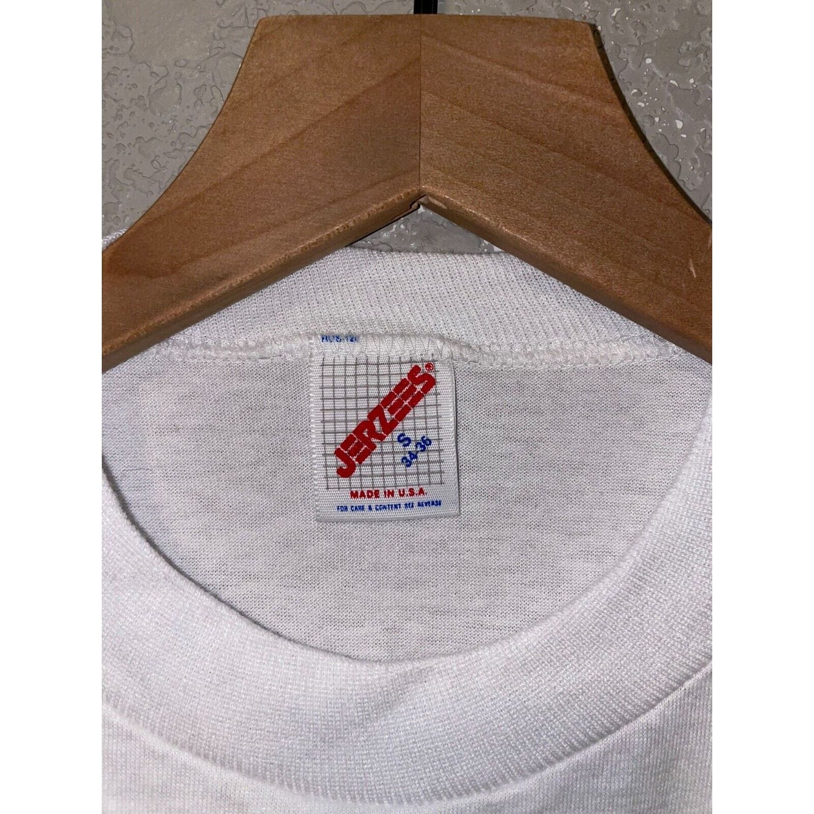 Jerzees Vintage Pennsylvania Lancaster Flower Graphic White Shirt Size US S / EU 44-46 / 1 - 9 Thumbnail
