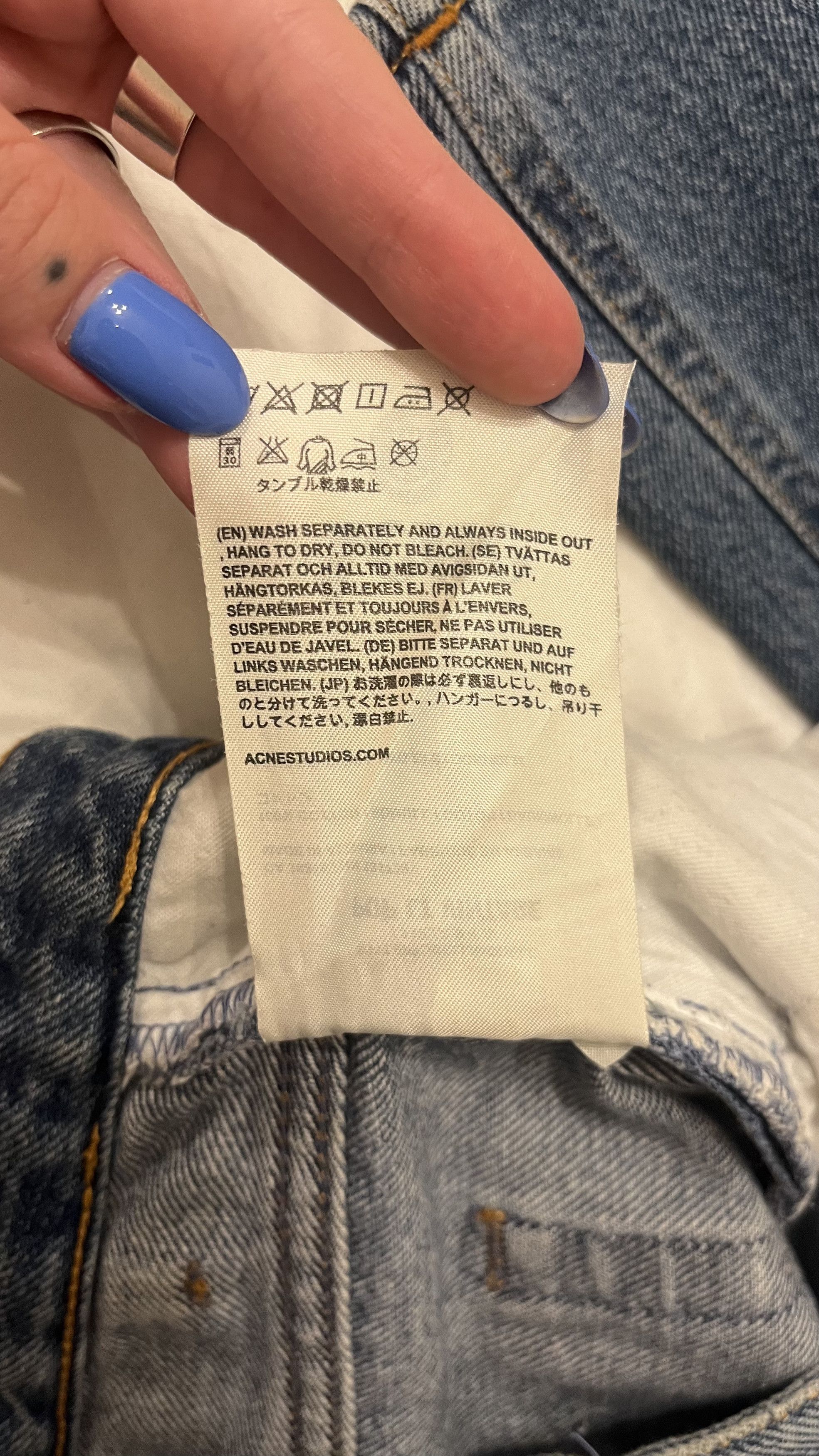 Acne Studios Acne Studious Pop LT Vintage Jeans Size 34" / US 12 / IT 48 - 3 Thumbnail