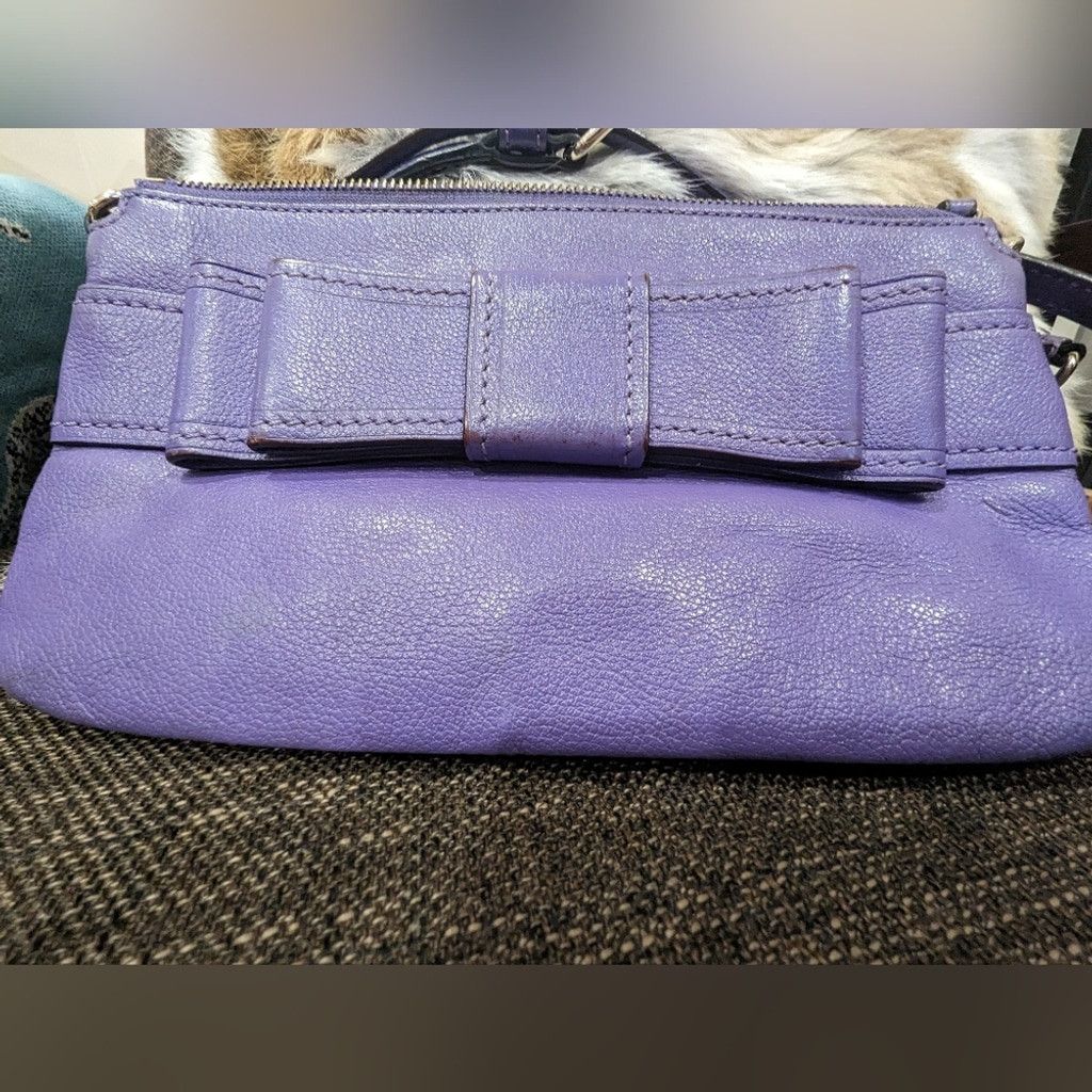 Kate Spade Kate Spade Purple Crossbody Bag with Bow Accent Size ONE SIZE - 3 Thumbnail