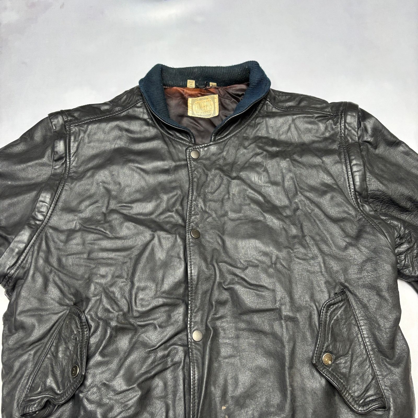 Vintage VTG 1989 The Who 25th Anniversary Tour Leather Bomber Large Size US L / EU 52-54 / 3 - 5 Thumbnail