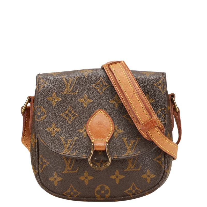 Louis Vuitton Louis Vuitton Monogram Mini Saint-Cloud Shoulder Bag M51244 Canvas Crossbody Bag M51244 in Brown, Women's