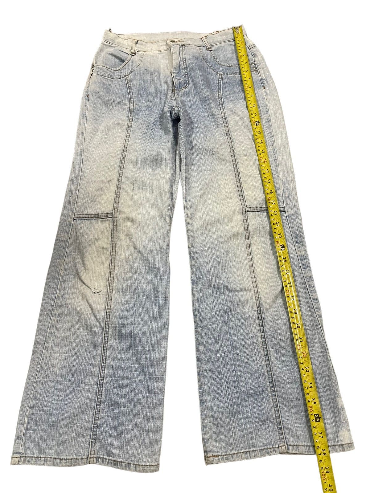 Fubu Vintage Japanese Brand Blue Wash Style Baggy Jeans Size US 28 / EU 44 - 10 Thumbnail