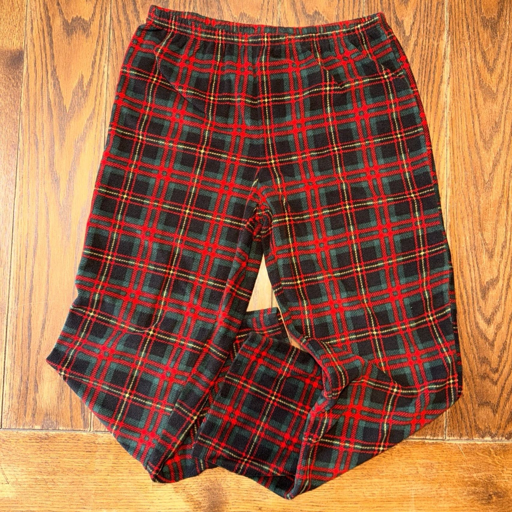 Ralph Lauren VINTAGE Ralph Lauren Pajama Set Womens M Flannel 2pc Red Green Plaid Sleepwear 100% Cotton Nightwear Size ONE SIZE - 7 Thumbnail