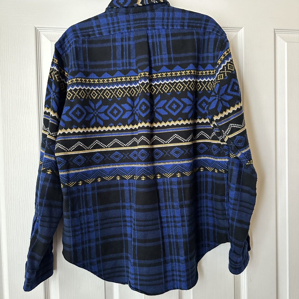 Polo Ralph Lauren × Vintage Polo Ralph Lauren Snowflake Large Flannel Shirt Vintage Size US L / EU 52-54 / 3 - 3 Thumbnail