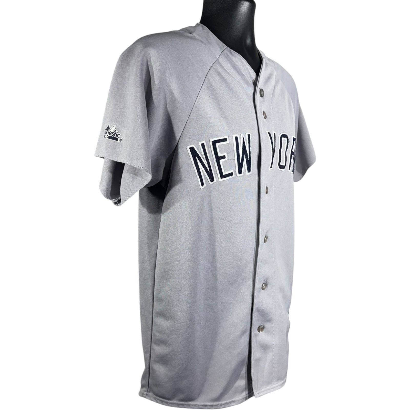 Majestic Vintage Majestic New York Yankees Spellout MLB Jersey Size US L / EU 52-54 / 3 - 4 Thumbnail