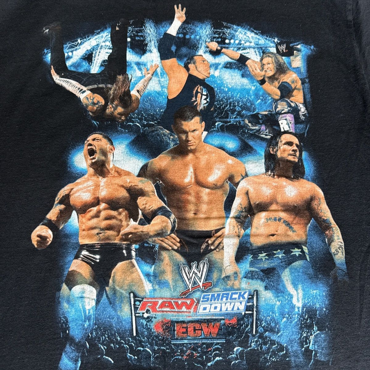 WWE 2008 WWE Multibrand Double-Sided Graphic Tee Size US L / EU 52-54 / 3 - 5 Thumbnail
